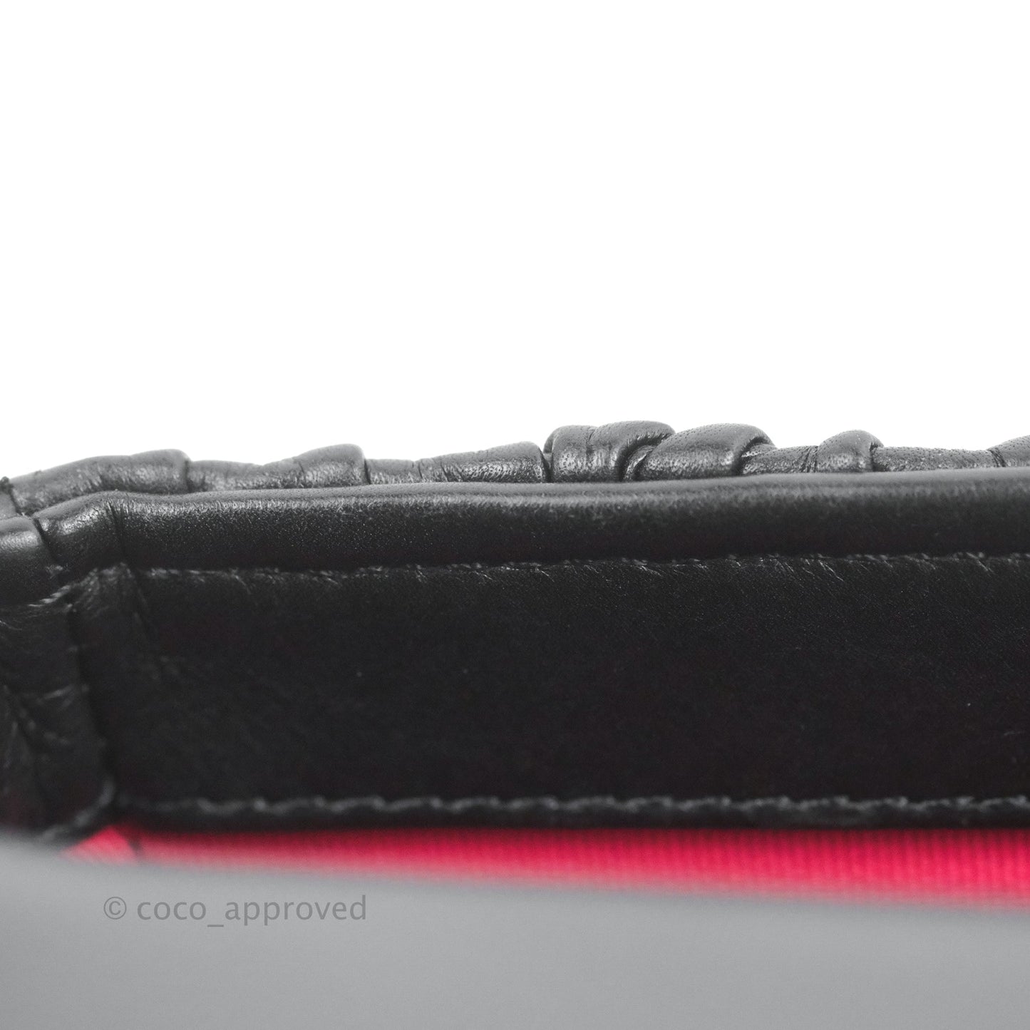 Chanel Small Coin Charm Flap Velvet Strap Black Lambskin Aged Gold Hardware