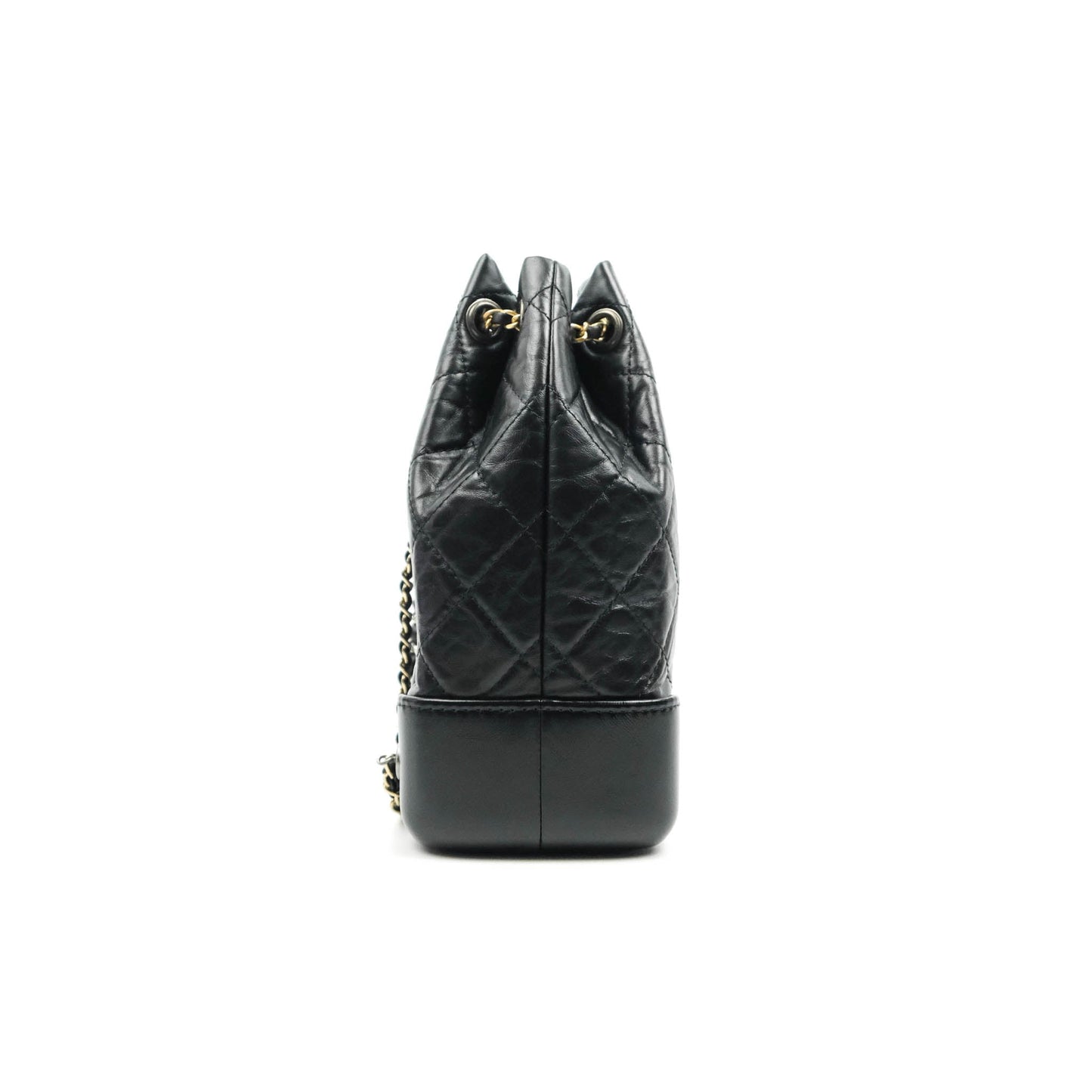 Chanel Small Gabrielle Backpack Black Aged Calfskin