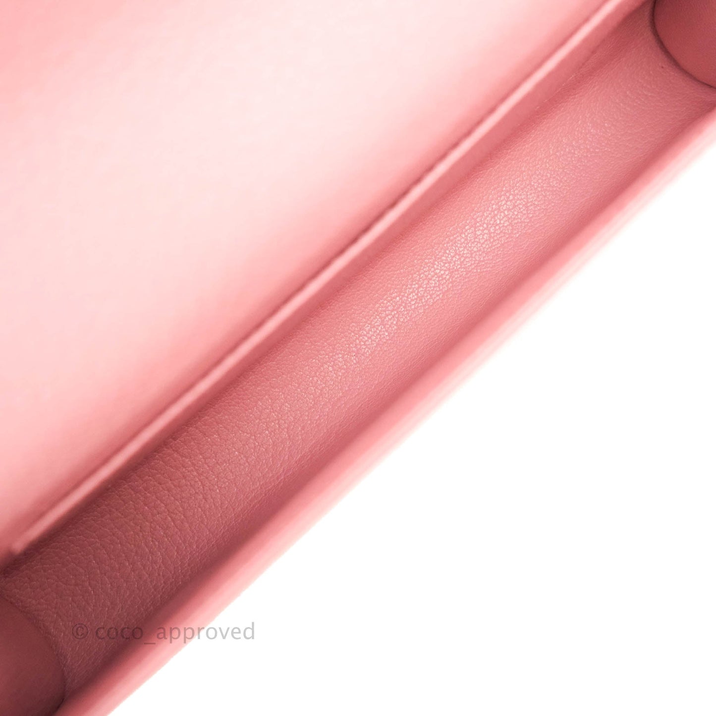 Perrin Pink Clutch Calfskin