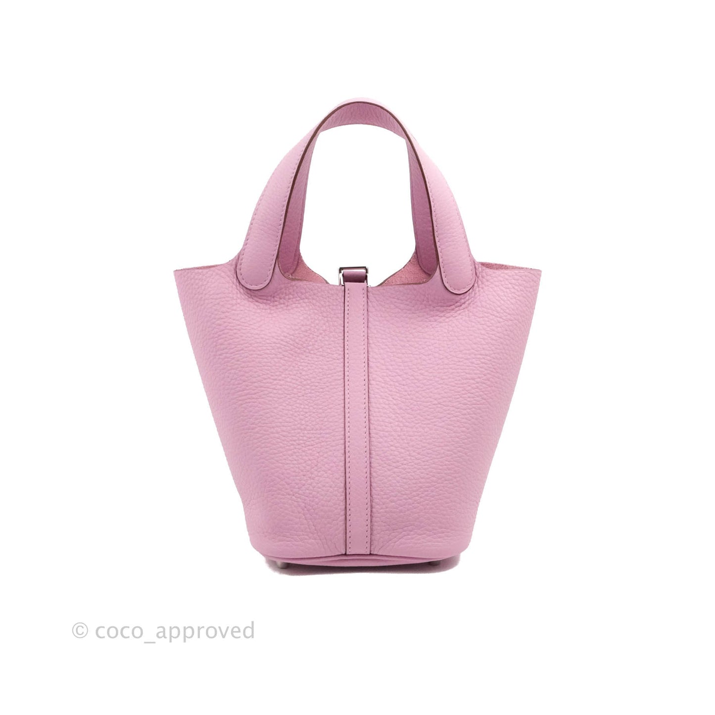Hermès Picotin Lock 18 PM X9 Mauve Sylvestre Clemence Palladium Hardware
