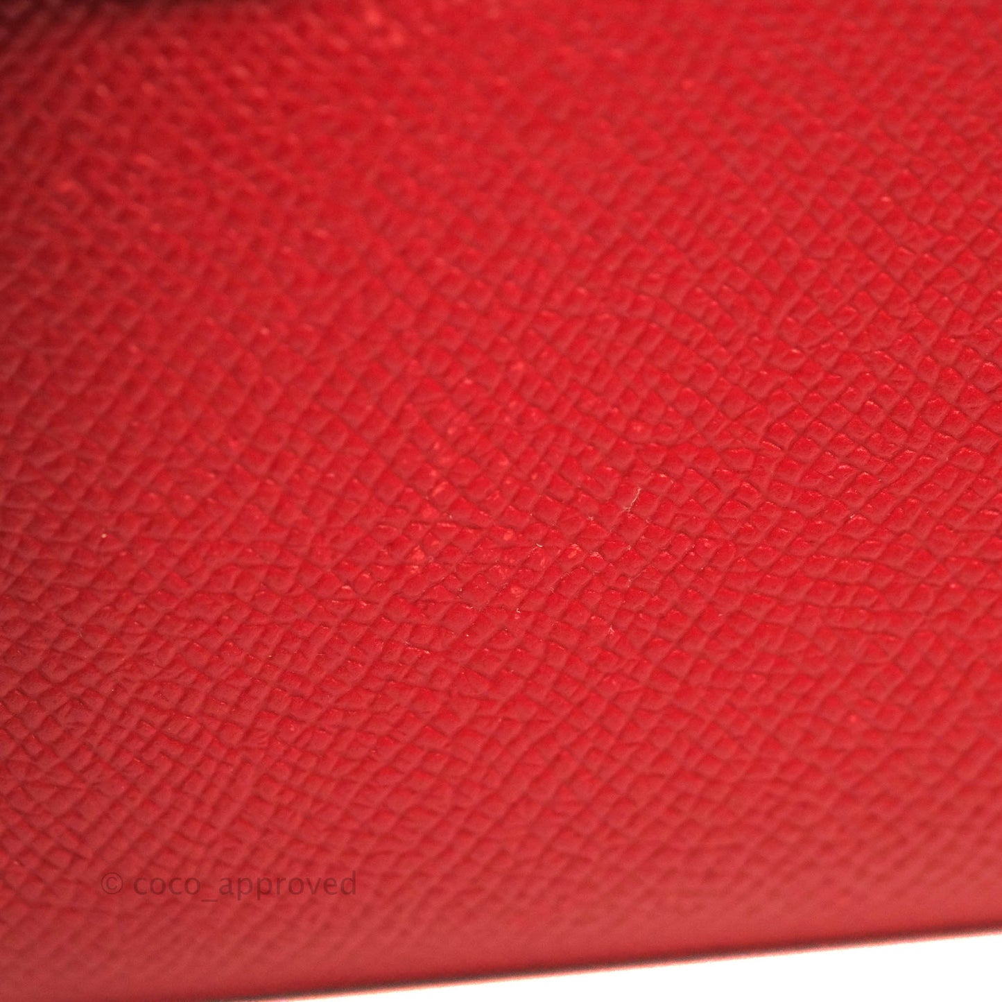 Hermès Kelly Wallet Red Epsom Gold Hardware