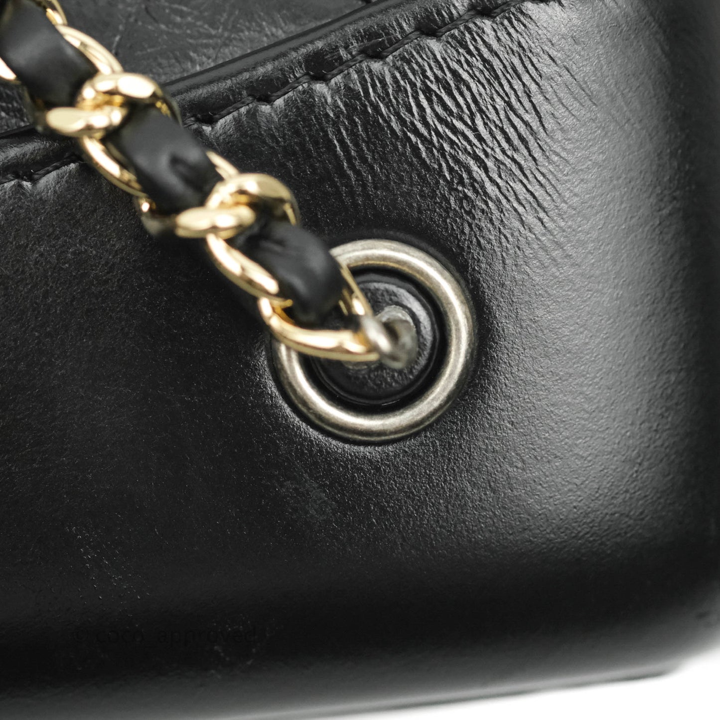 Chanel Small Gabrielle Backpack Black Aged Calfskin