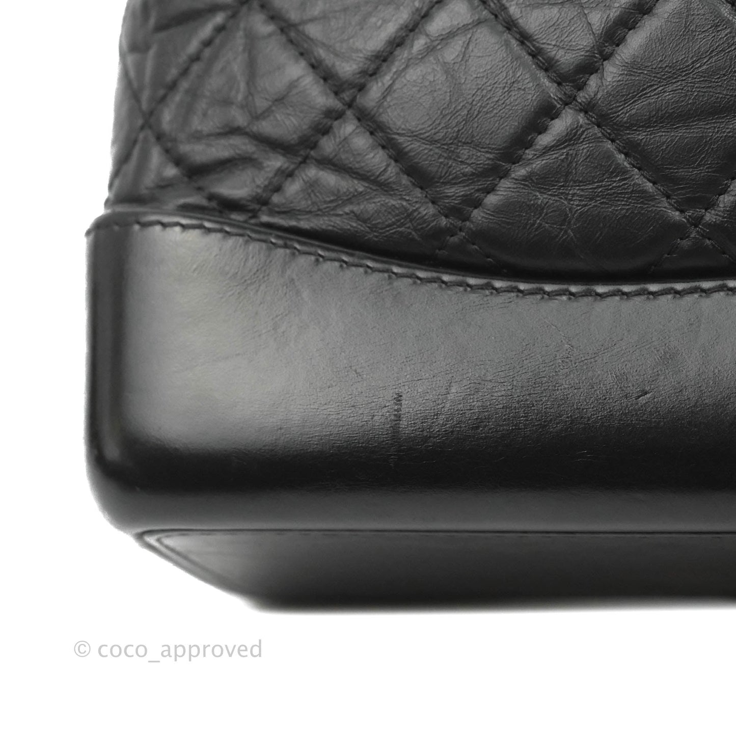 Chanel Small Gabrielle Backpack Black Aged Calfskin