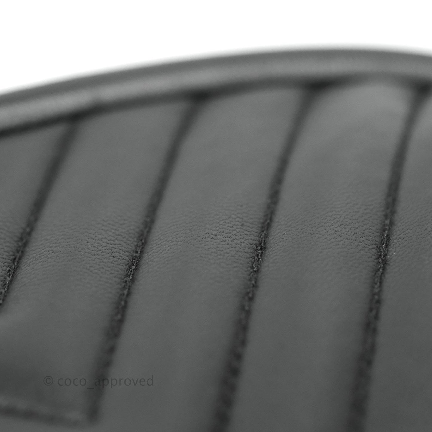 Chanel Chevron Timeless Kisslock Clutch So Black Lambskin 15S