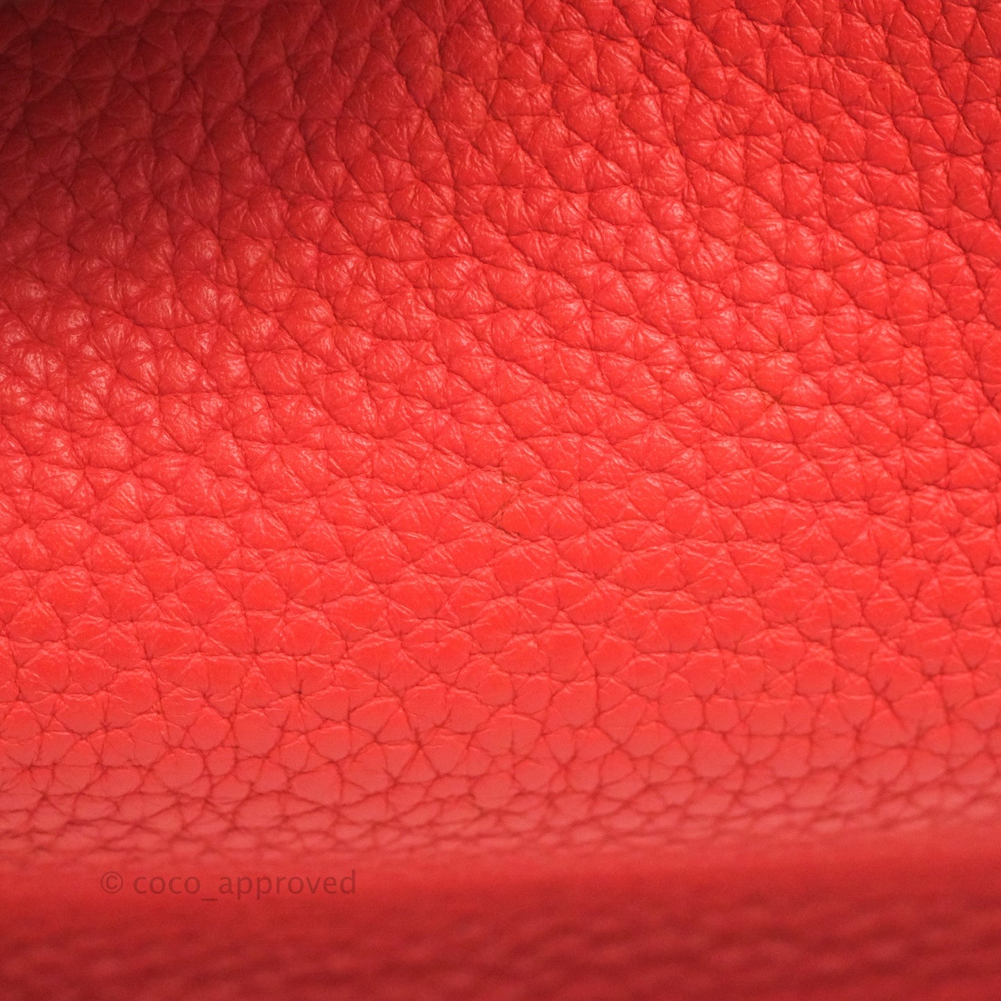 Hermès Lindy 30 Red Clemence Palladium Hardware