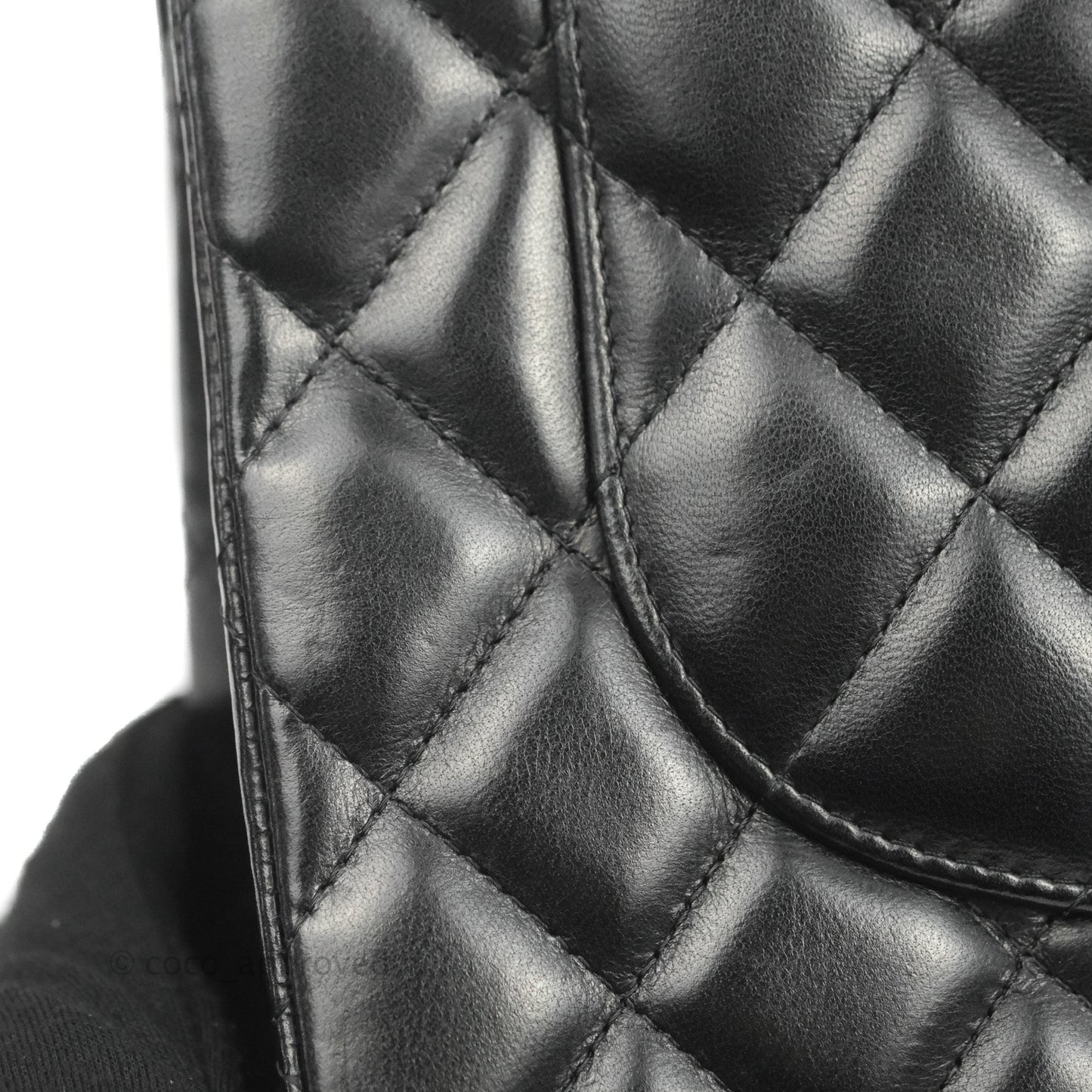 Chanel Jumbo Double Flap Black Lambskin Silver Hardware⁣⁣