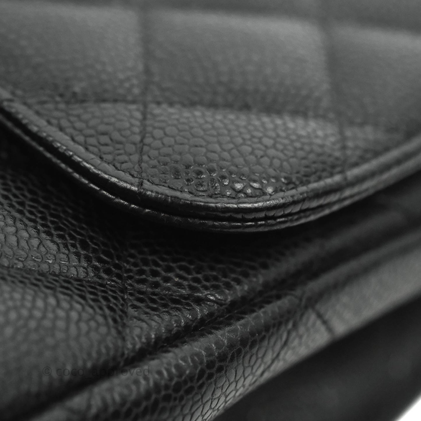 Chanel Jumbo Double Flap Black Caviar Silver Hardware⁣⁣