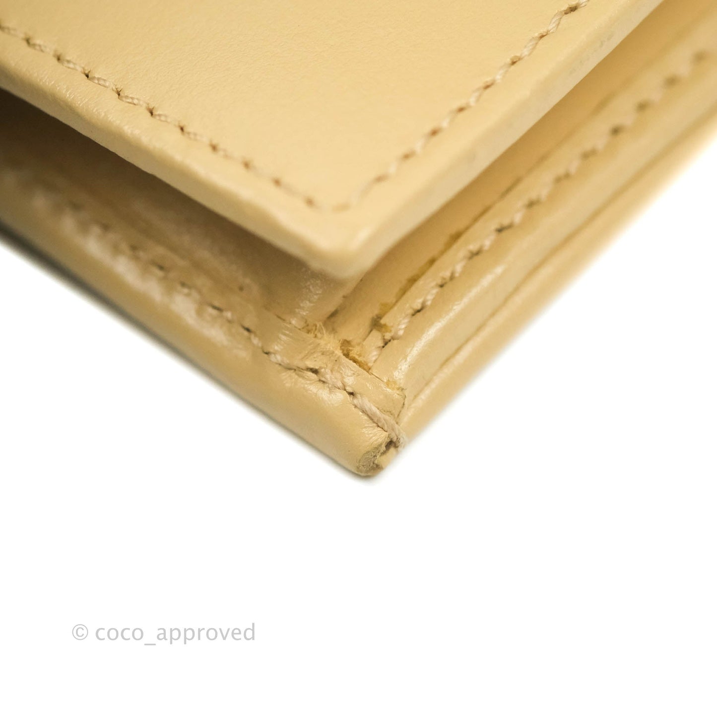 Gucci Horsebit 1955 Card Case Wallet Beige