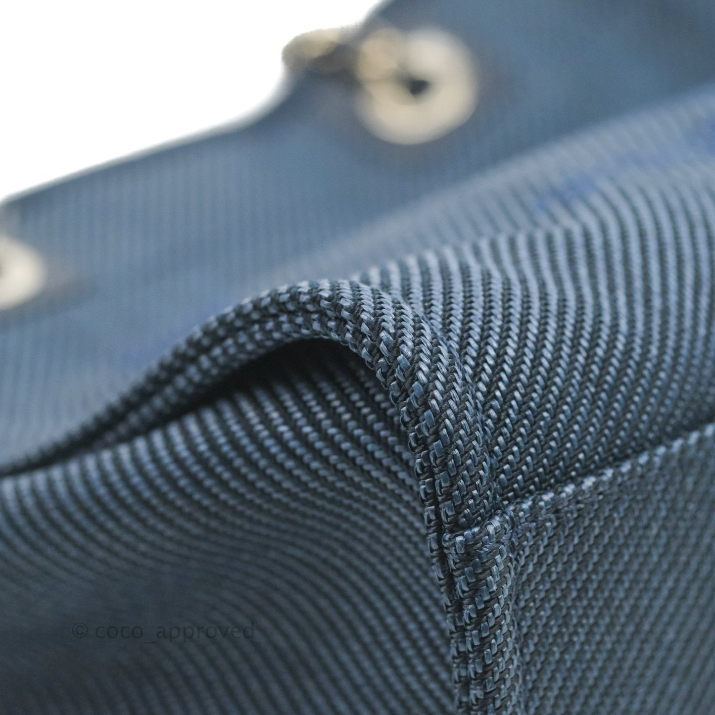 Chanel Canvas Deauville Medium Navy
