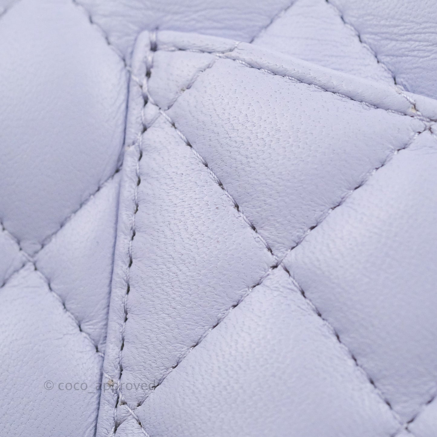 Chanel Quilted Mini Rectangular Flap Lilac Lambskin Gold Hardware