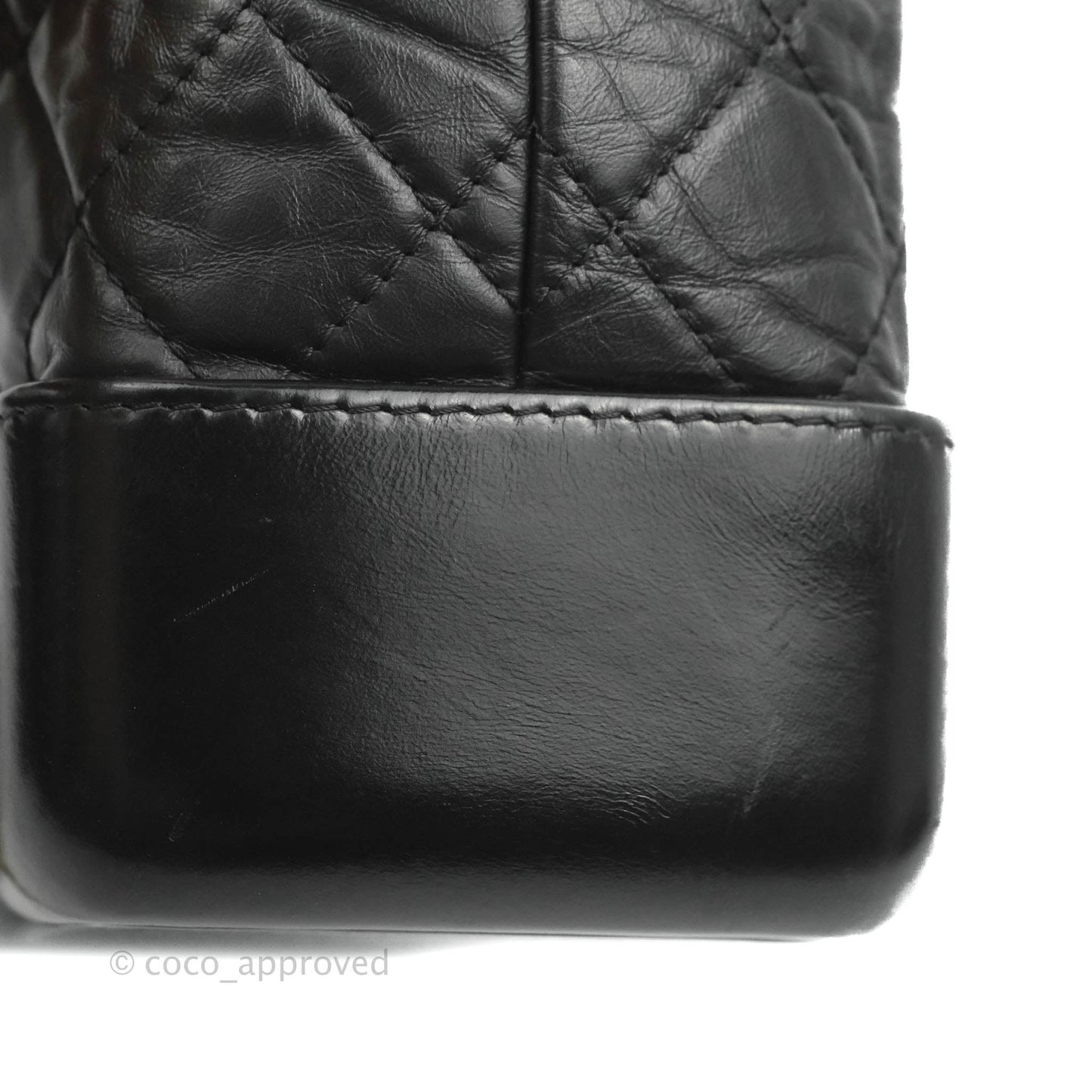 Chanel Small Gabrielle Backpack Black Aged Calfskin