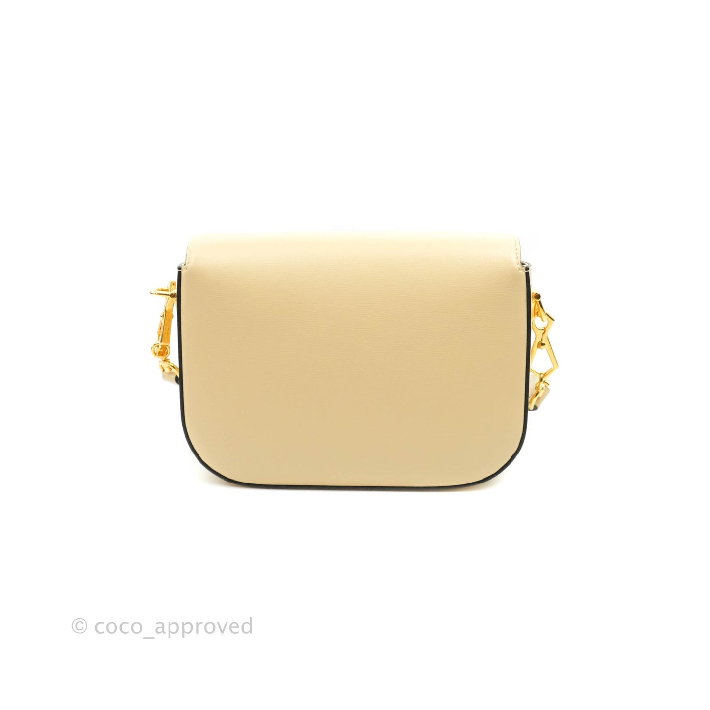 Gucci 1955 Horsebit Mini Shoulder Bag Beige Calfskin Gold Hardware