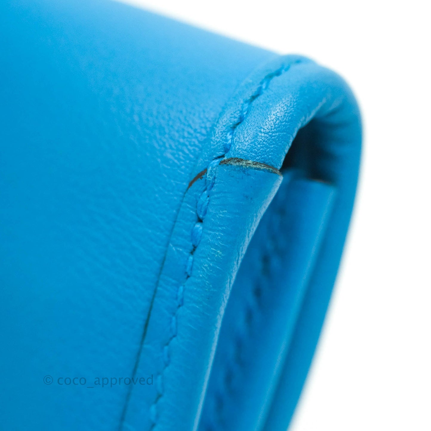 Hermès Jige Duo Wallet Bleu Zanzibar Swift