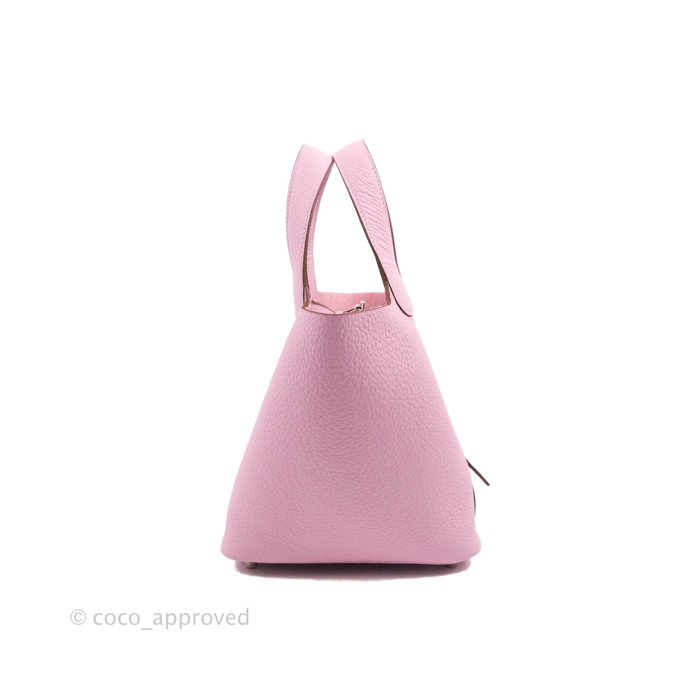 Hermès Picotin Lock 18 PM X9 Mauve Sylvestre Clemence Palladium Hardware