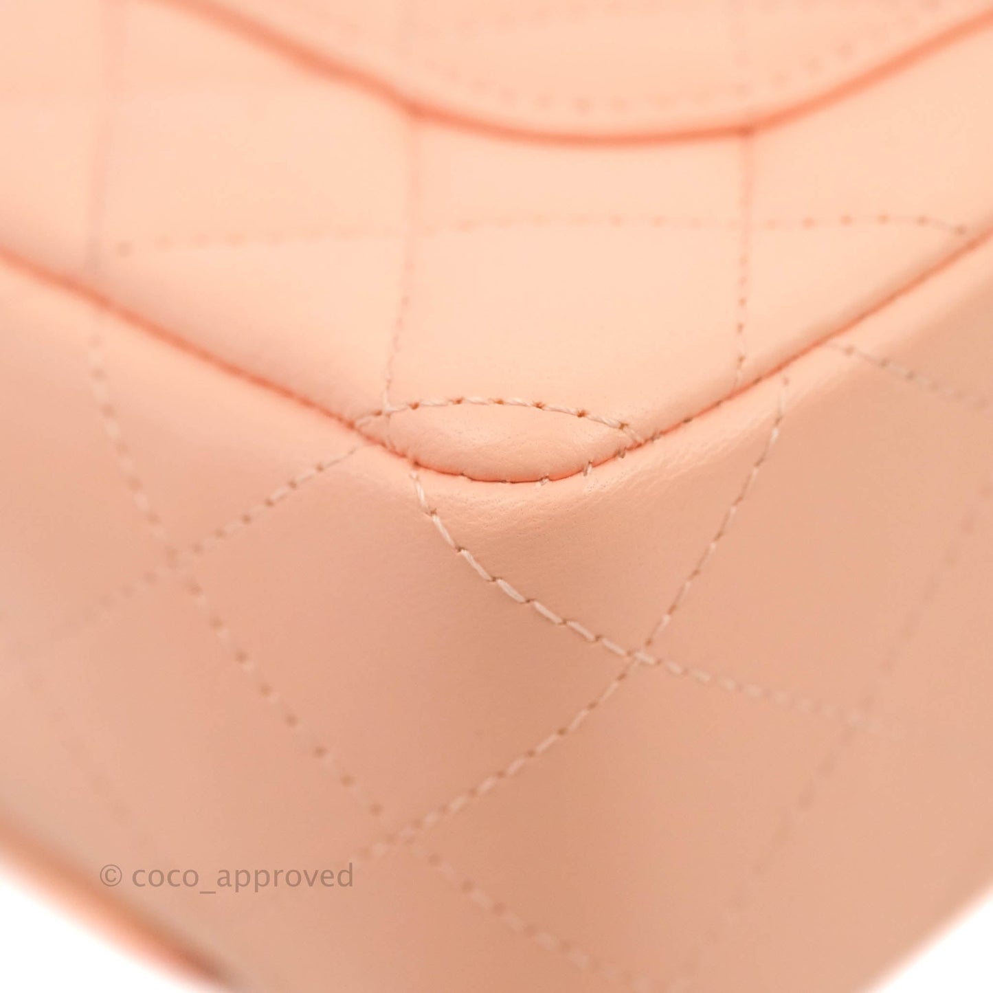 Chanel Quilted Mini Rectangular Flap Orange Clair Lambskin Gold Hardware
