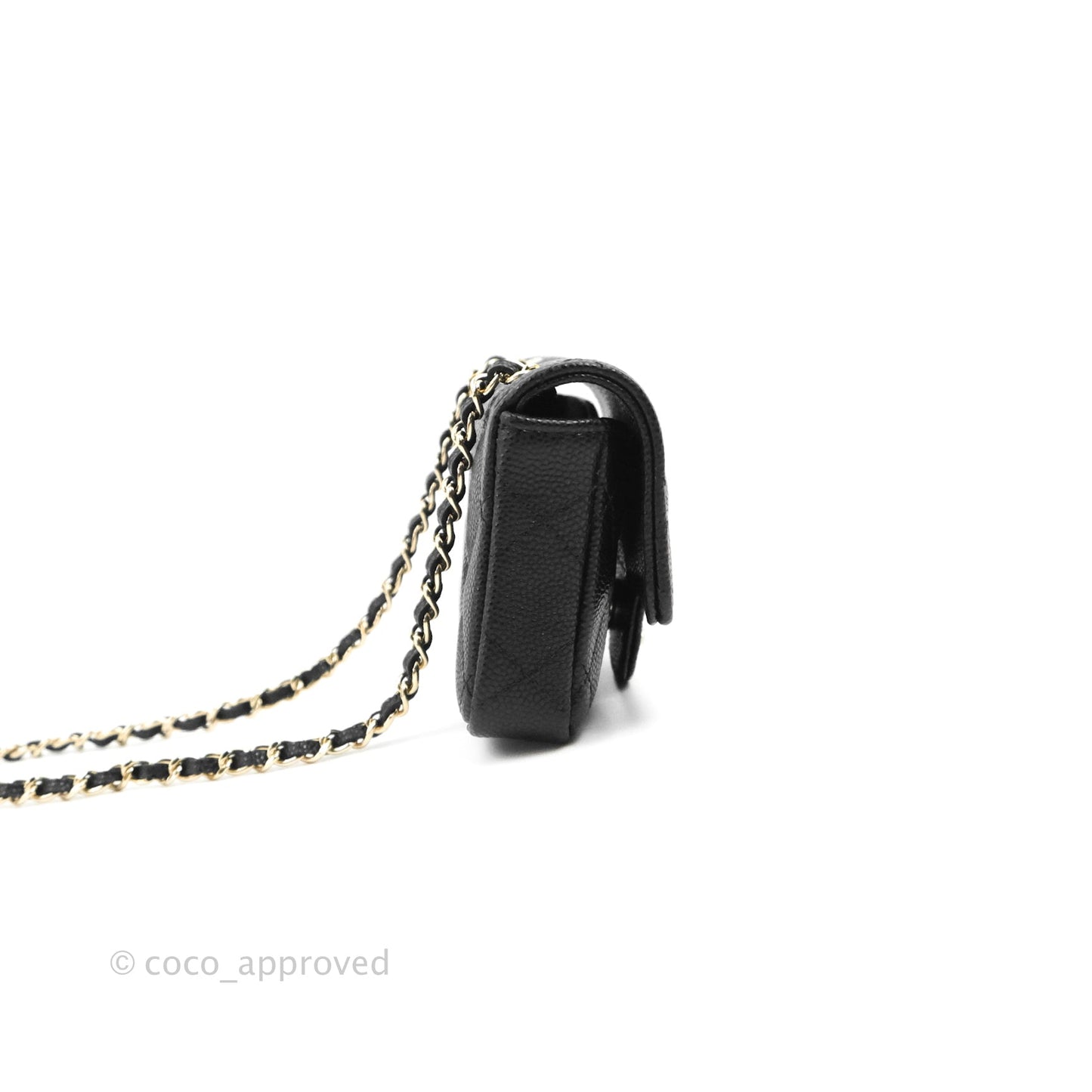 Chanel Classic Belt Bag Black Caviar Gold Hardware