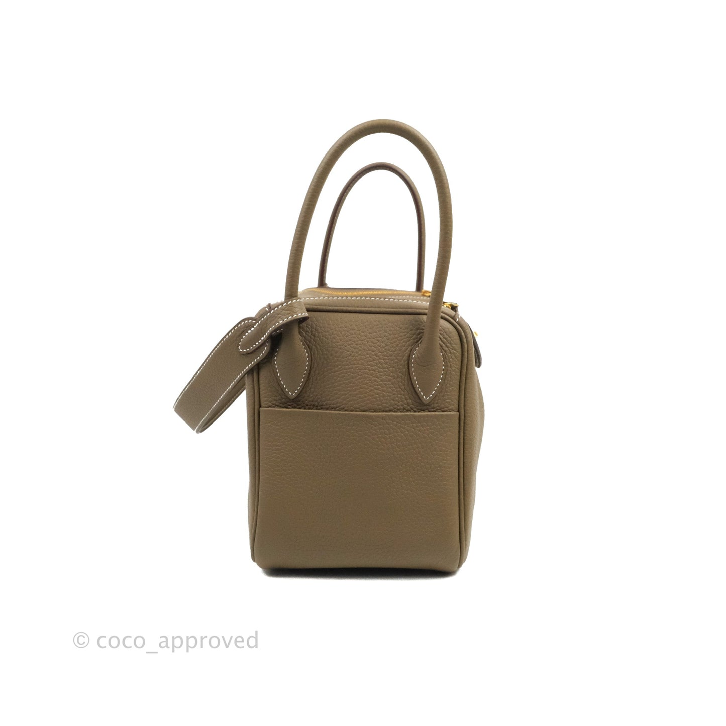 Hermès Lindy 26 Etoupe Gold Hardware