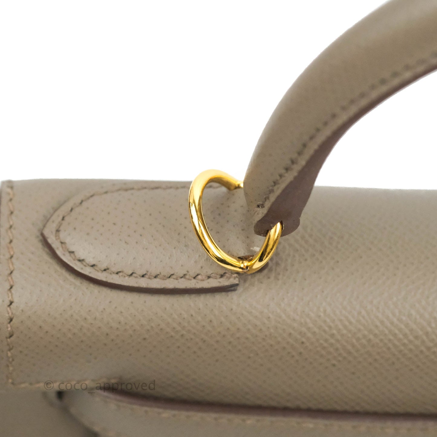 Hermès Kelly 28 8F Etain Gold Hardware