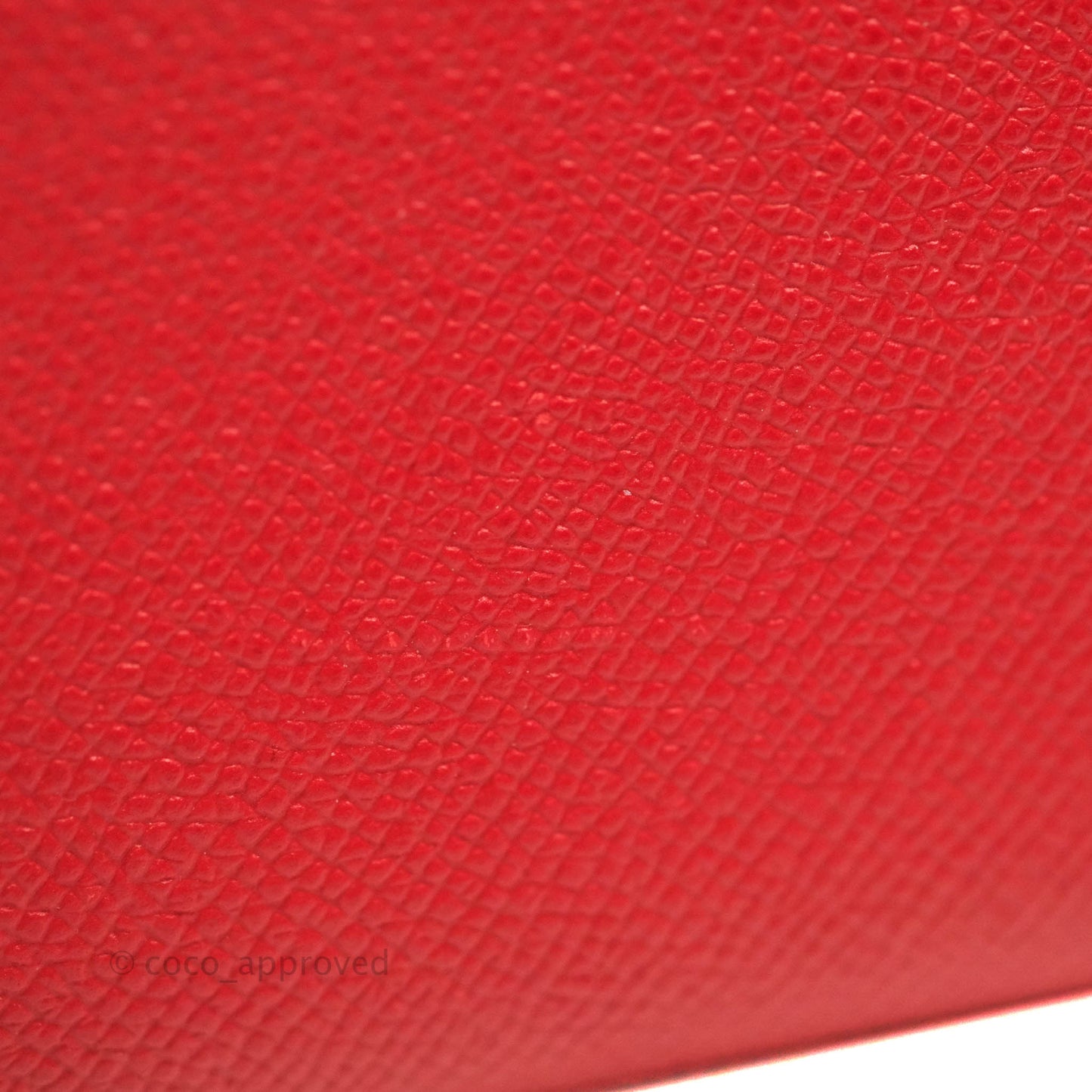 Hermès Kelly Wallet Red Epsom Gold Hardware