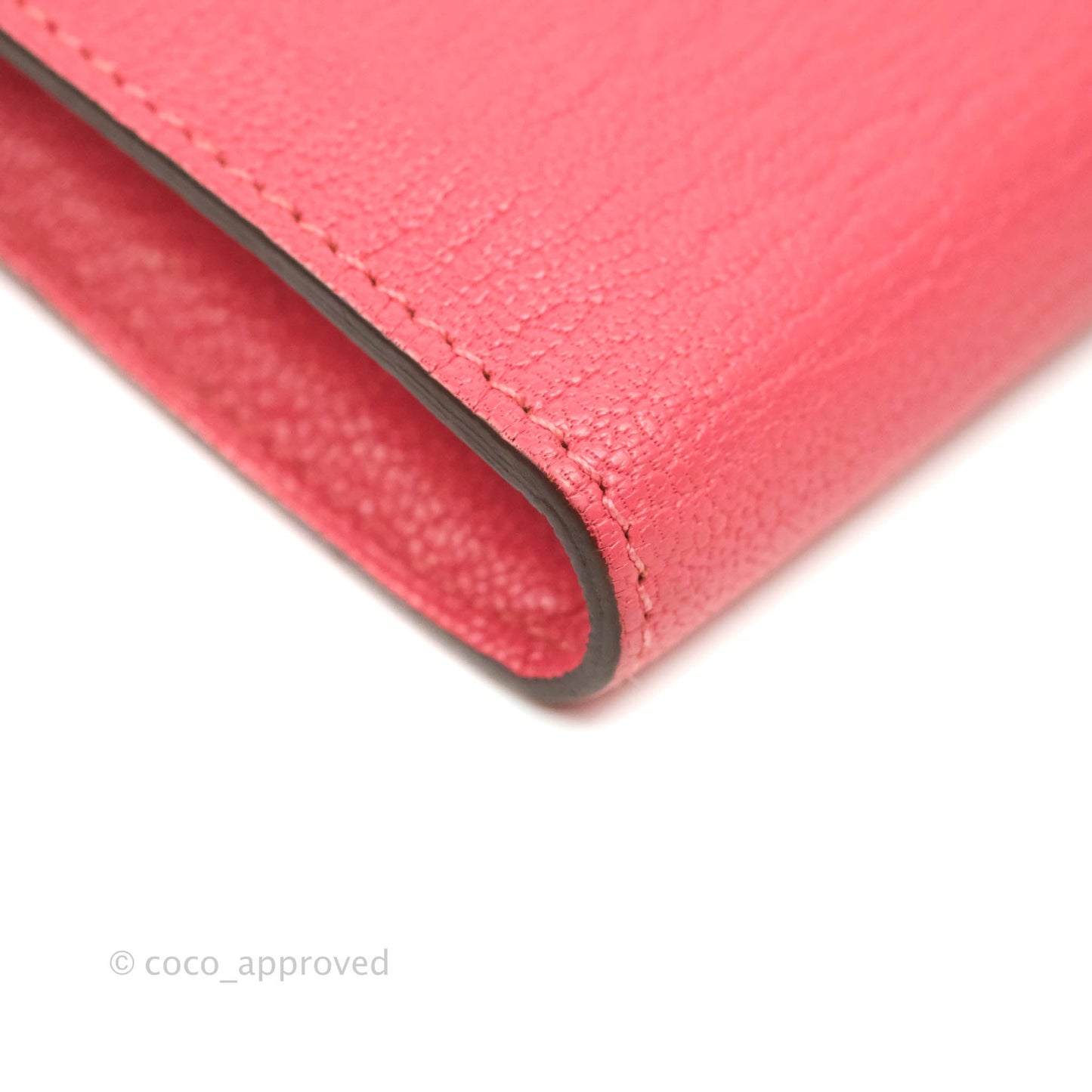 Hermès Kelly Wallet Rose Lipstick Chevre Gold Hardware