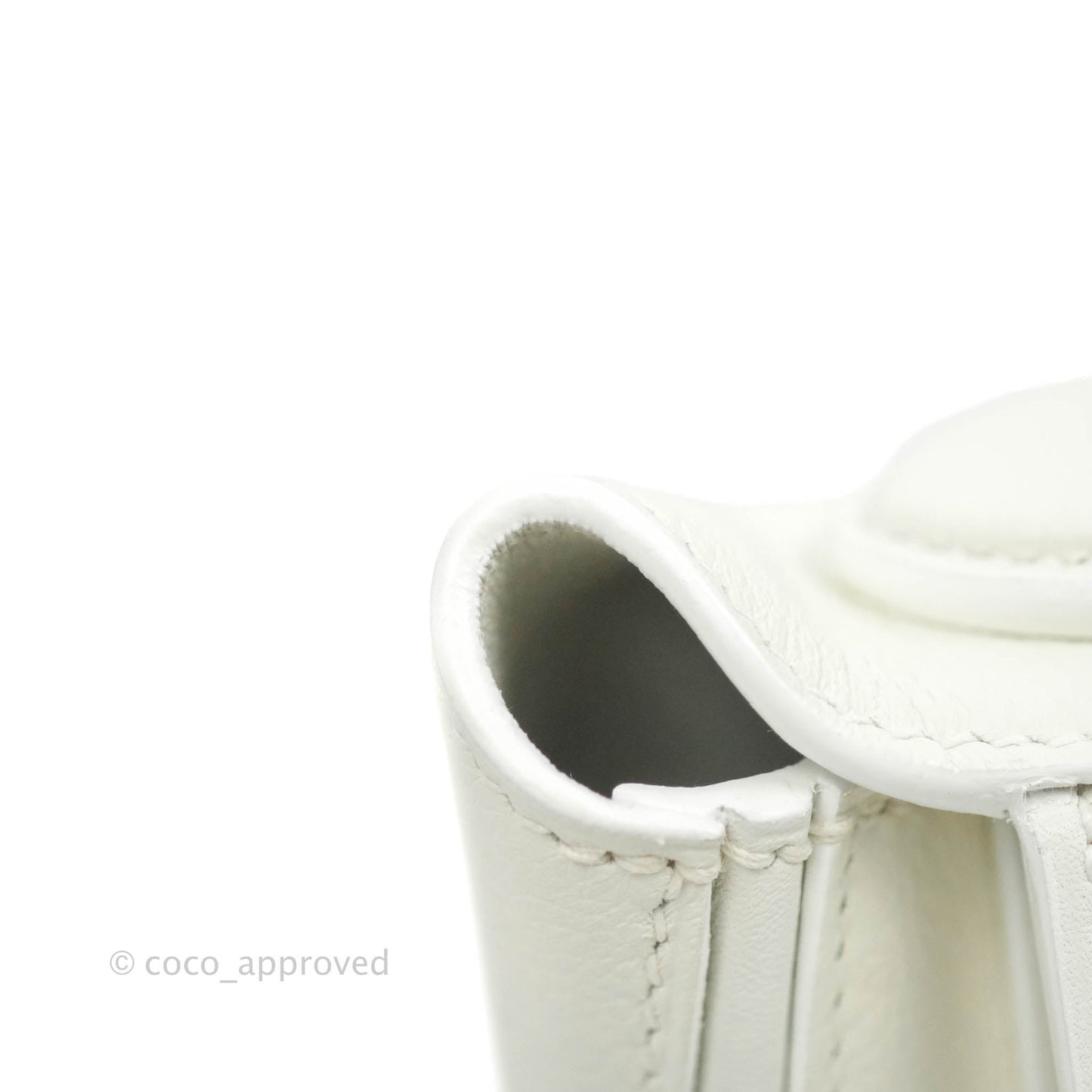 Hermès 24/24 21 Mini Blanc Evercolour Swift Palladium Hardware