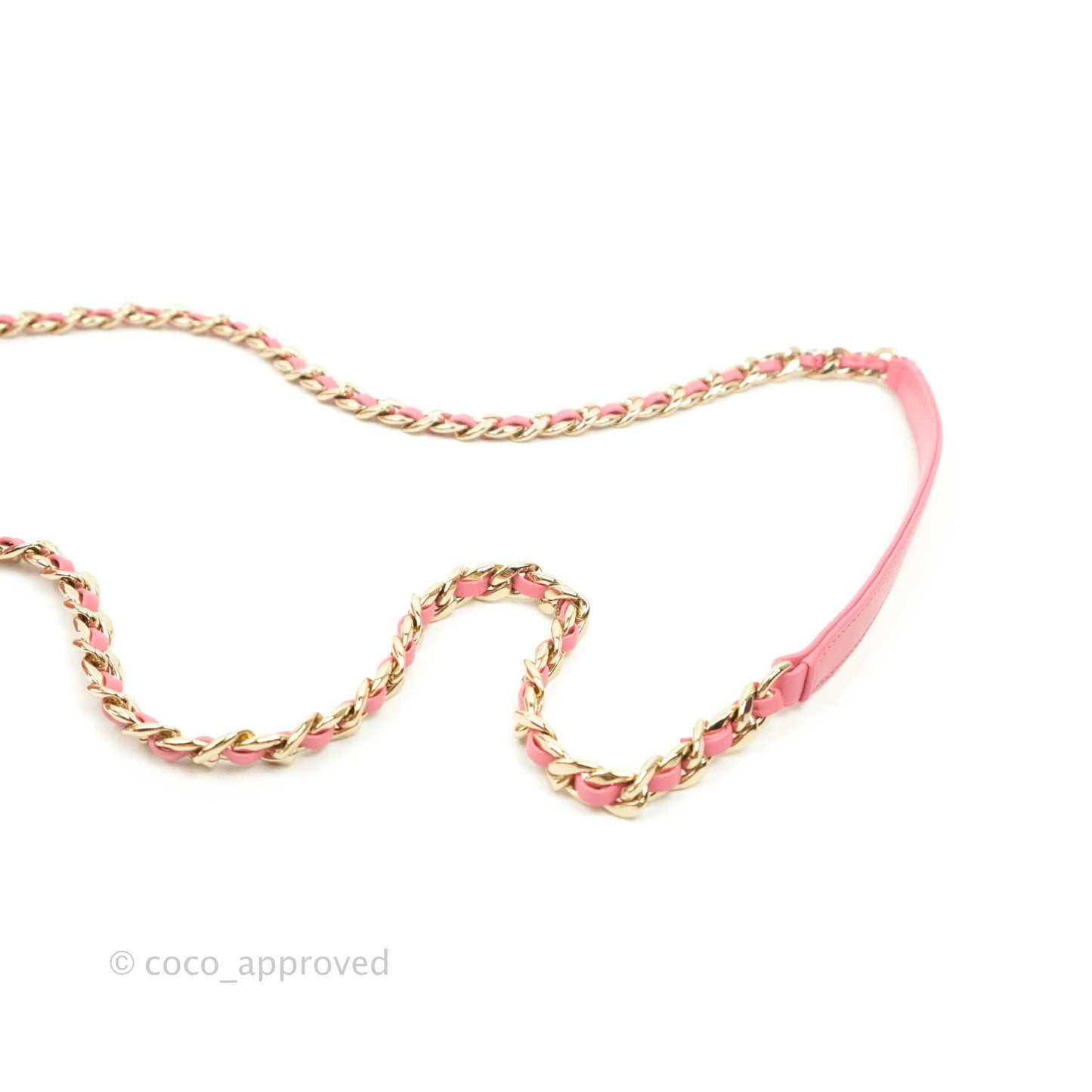 Chanel Small Hexagon Vanity Case Pink Lambskin Gold Hardware