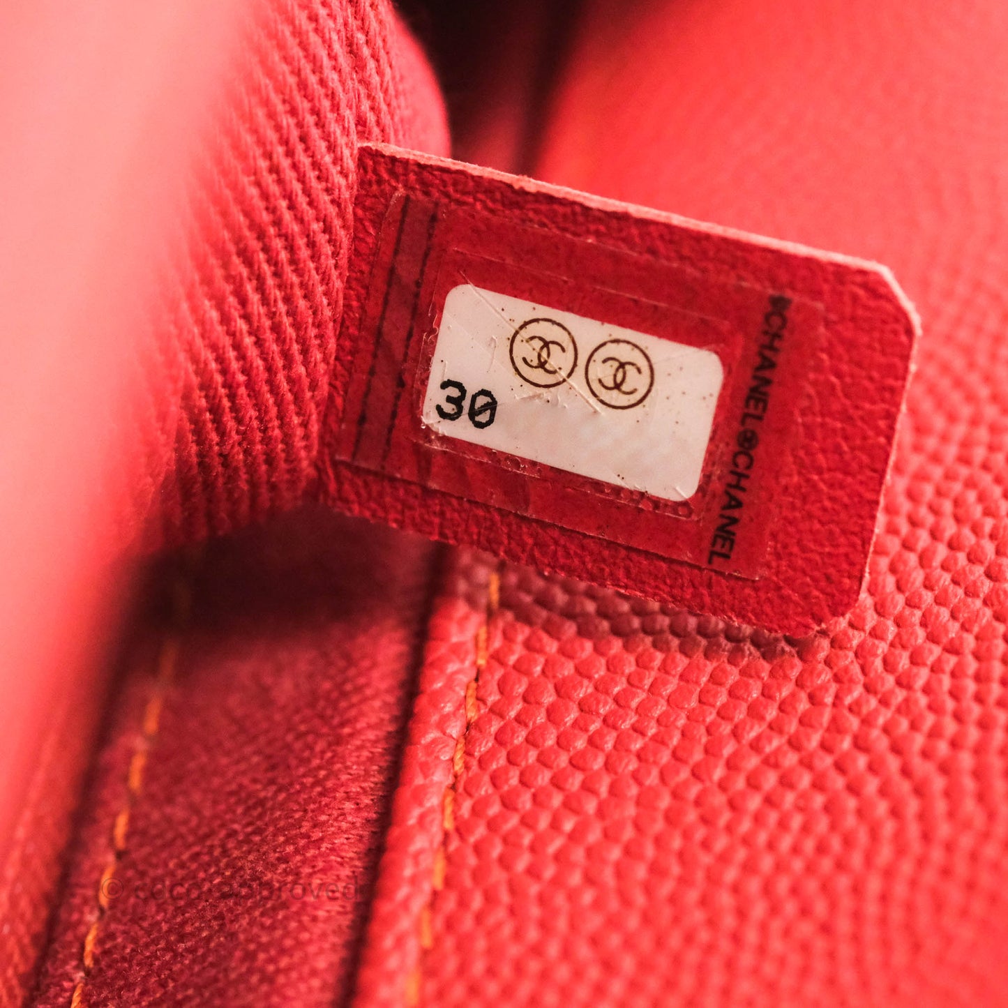Chanel Quilted Small Business Affinity Flap Red Caviar Gold Hardware