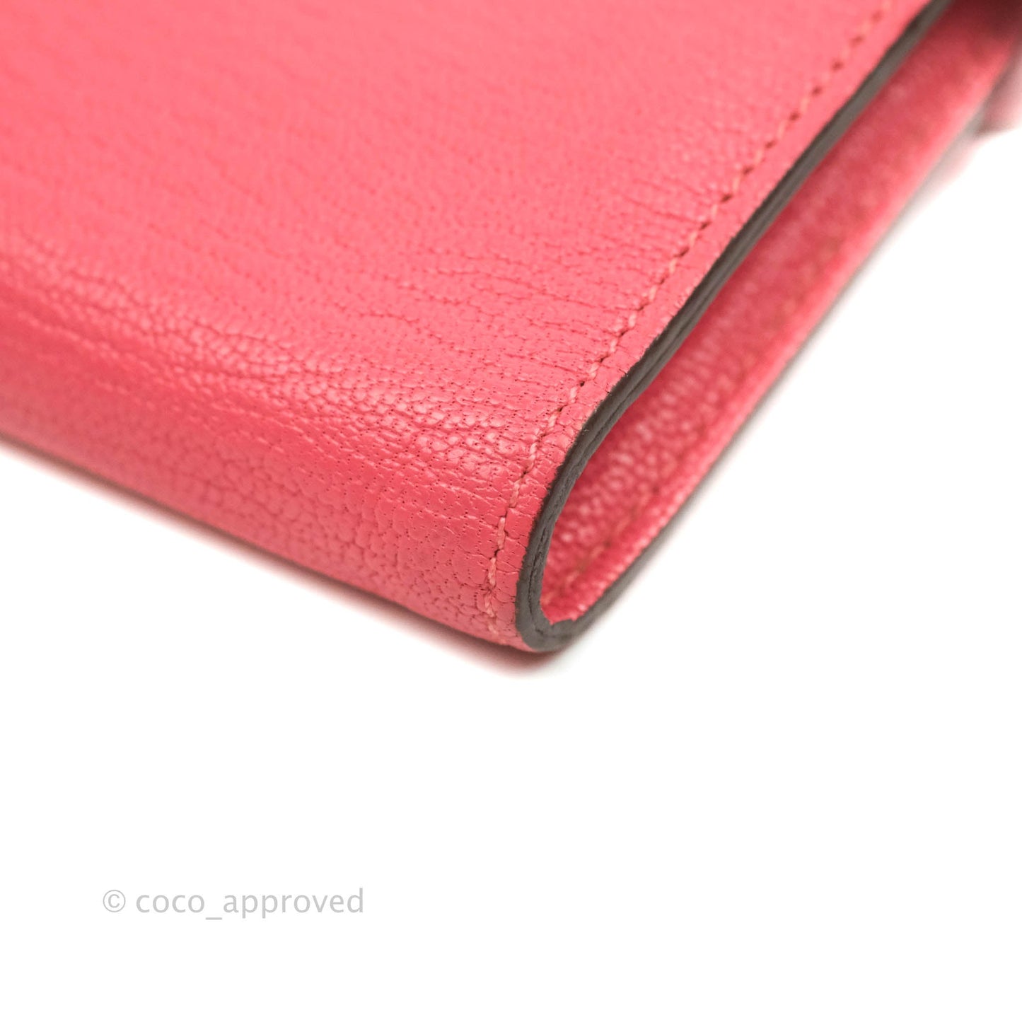 Hermès Kelly Wallet Rose Lipstick Chevre Gold Hardware