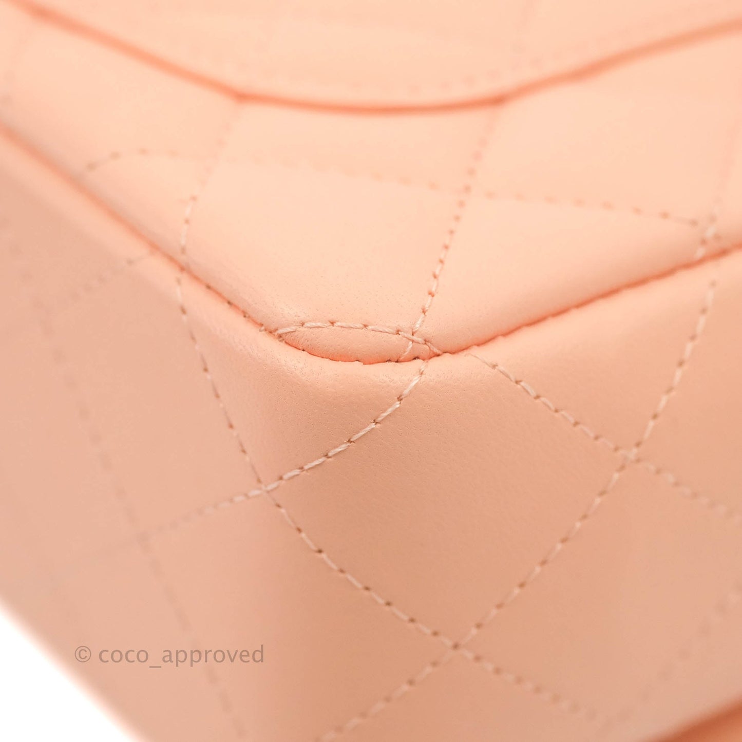 Chanel Quilted Mini Rectangular Flap Orange Clair Lambskin Gold Hardware