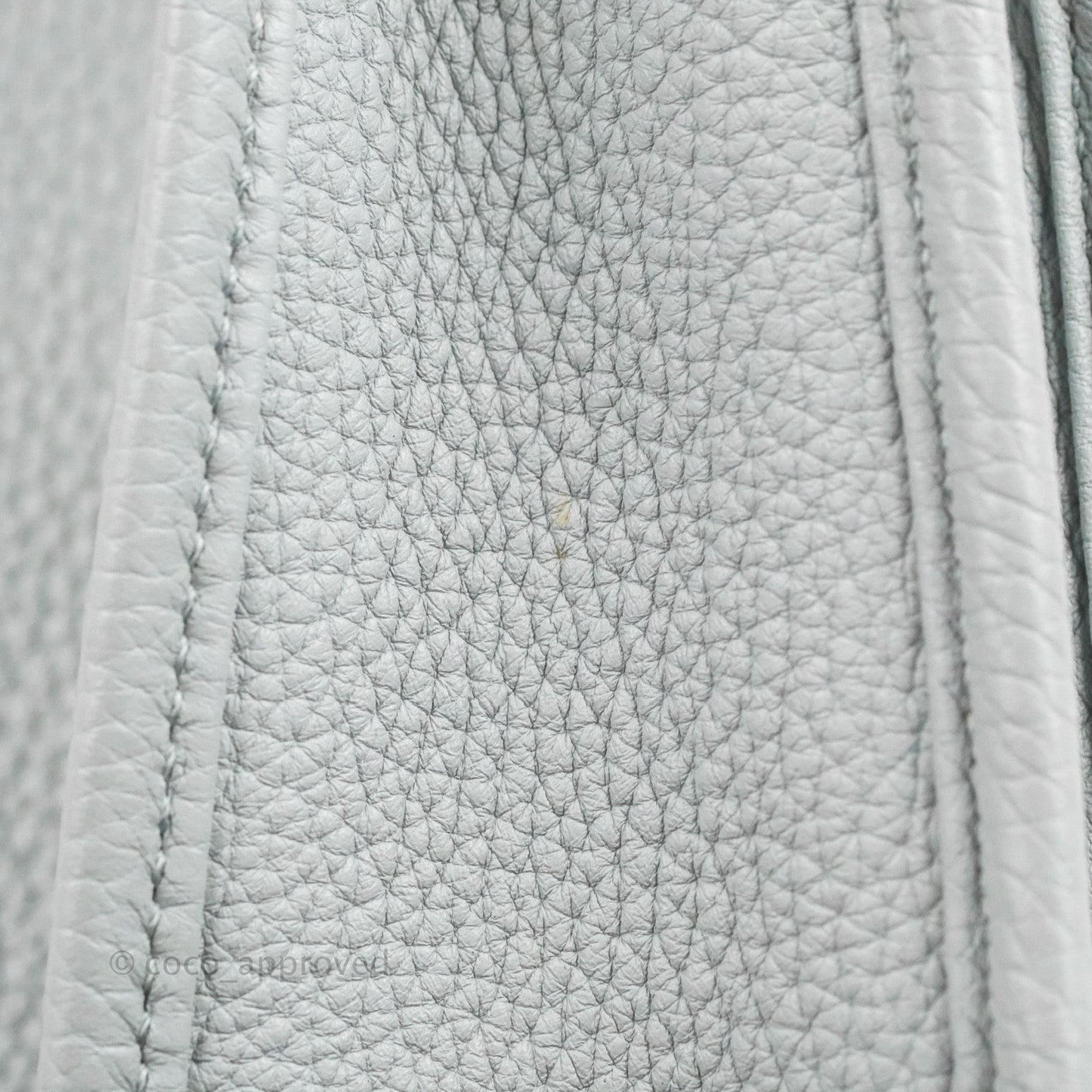 Hermes Evelyne III 29 Bleu Pale Clemence Palladium Hardware