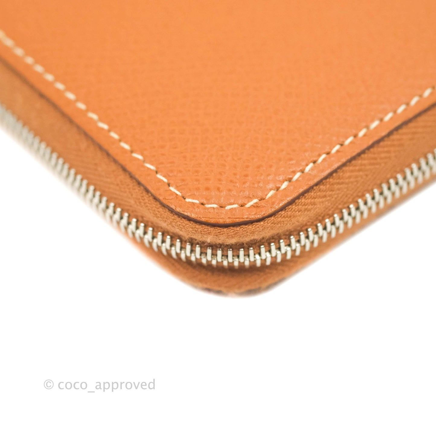 Hermès Silk In Compact Wallet Gold Epsom