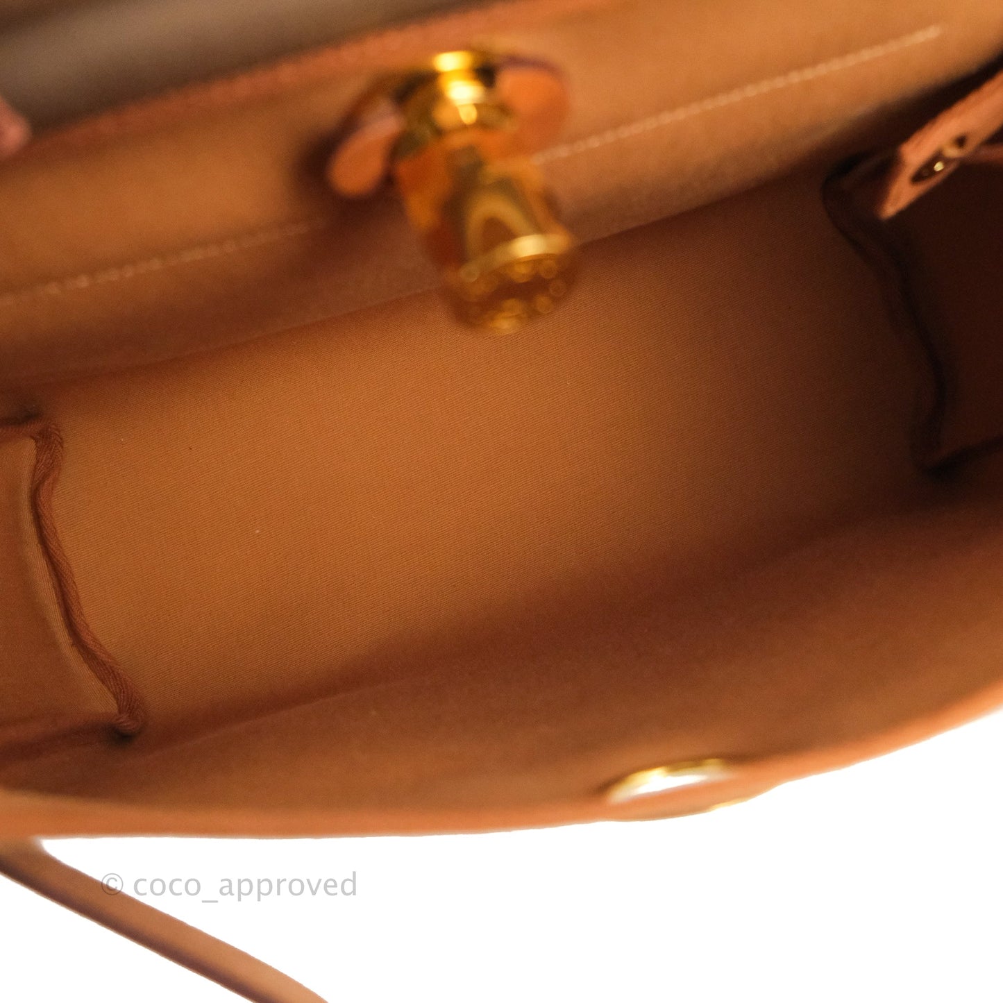 Hermès Retourne Herbag Zip 31 Etoupe-Dune/Fauve Canvas Gold Hardware