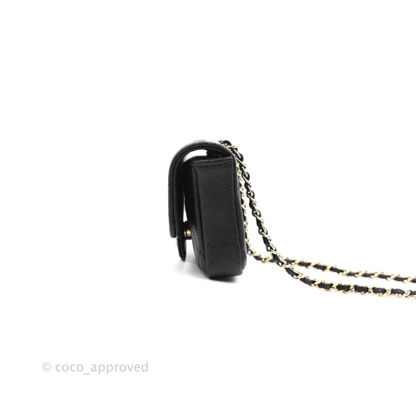 Chanel Classic Belt Bag Black Caviar Gold Hardware
