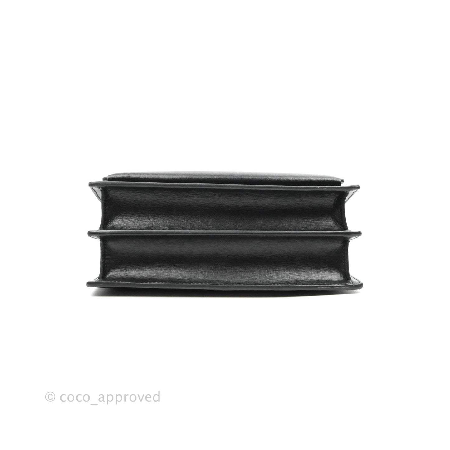 Saint Laurent Sunset Medium Black Calfskin Silver Hardware