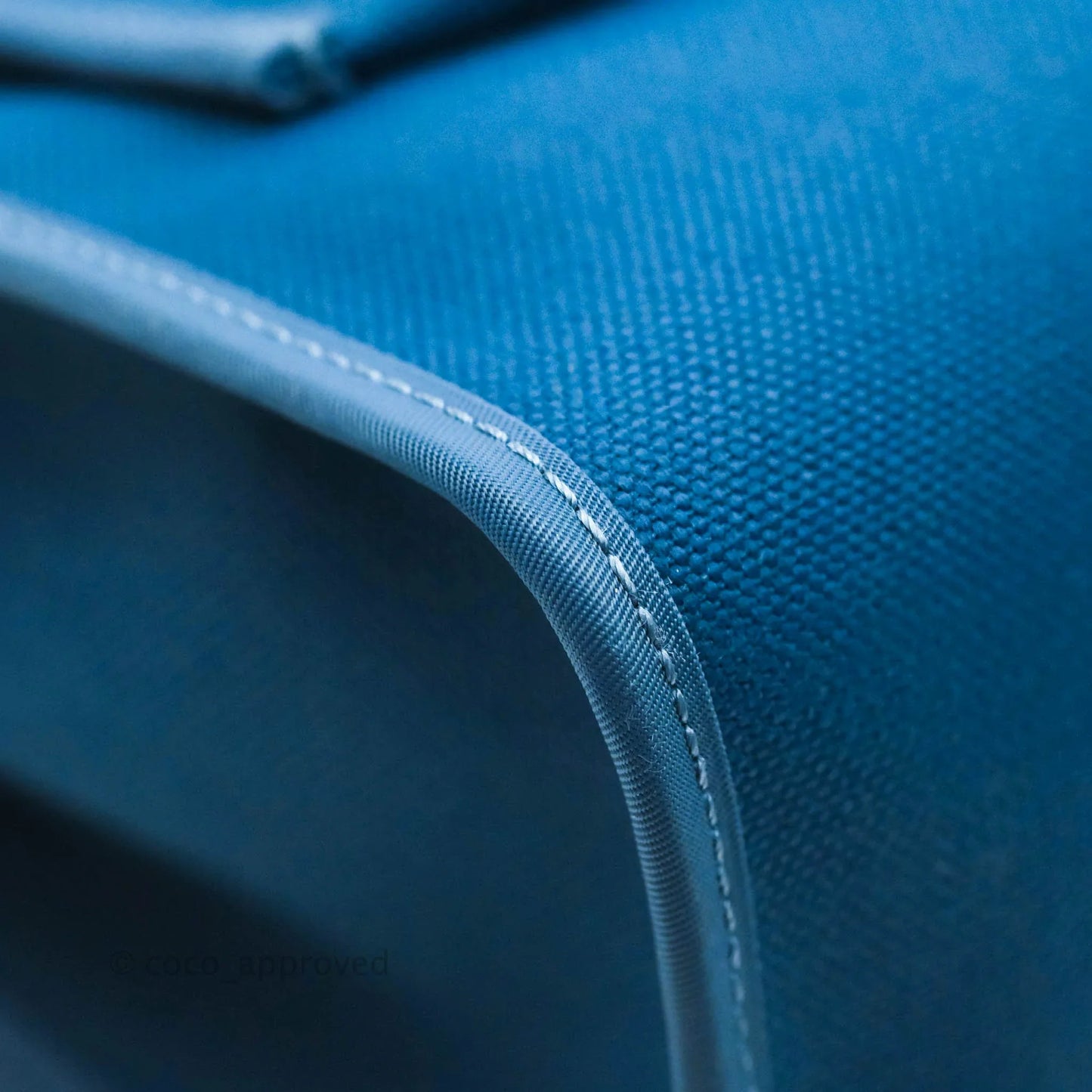 Hermès Herbag Zip 31 Bleu Ocean/Bleu Indigo Canvas Palladium Hardware