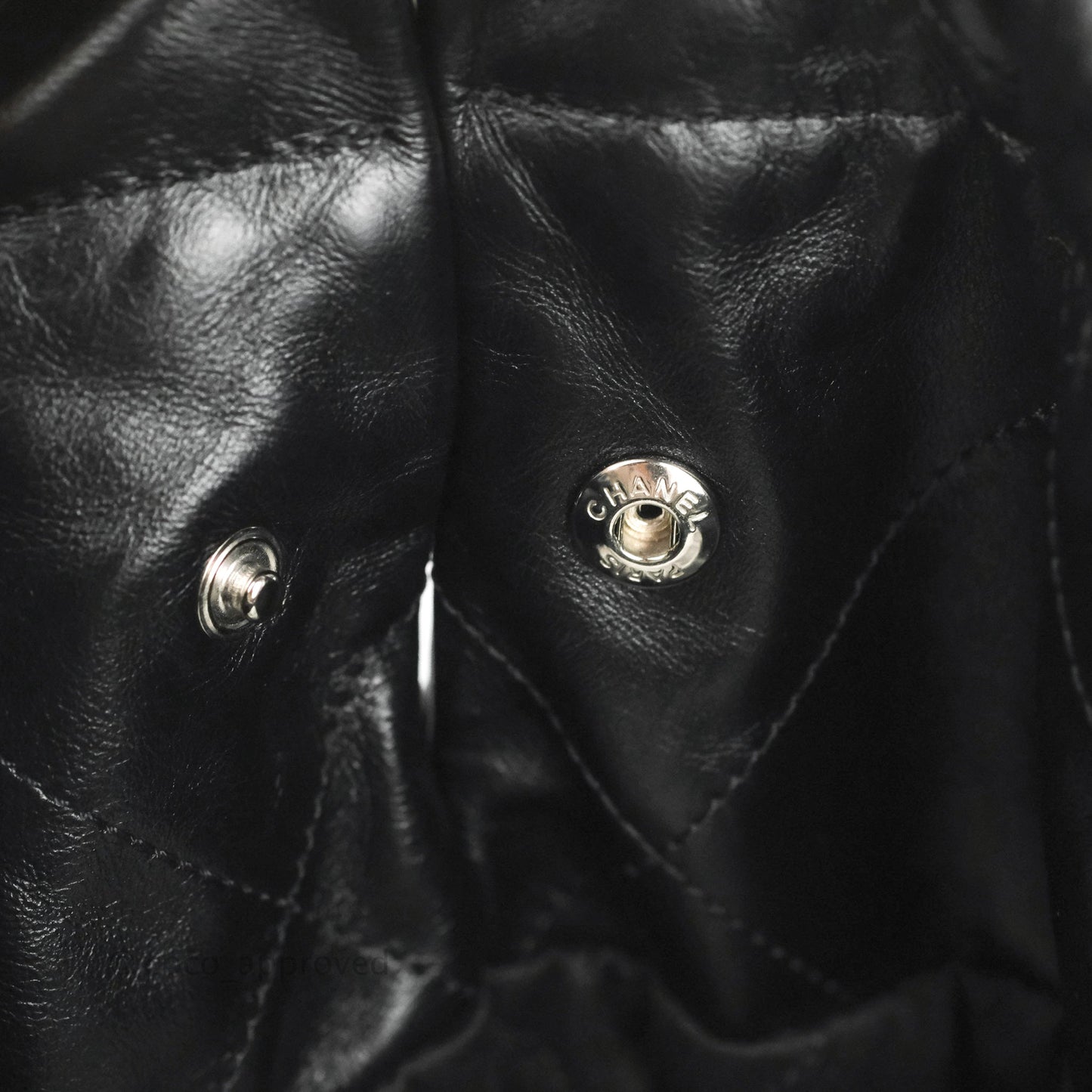 Chanel 22 Bag Black Calfskin So Black Hardware