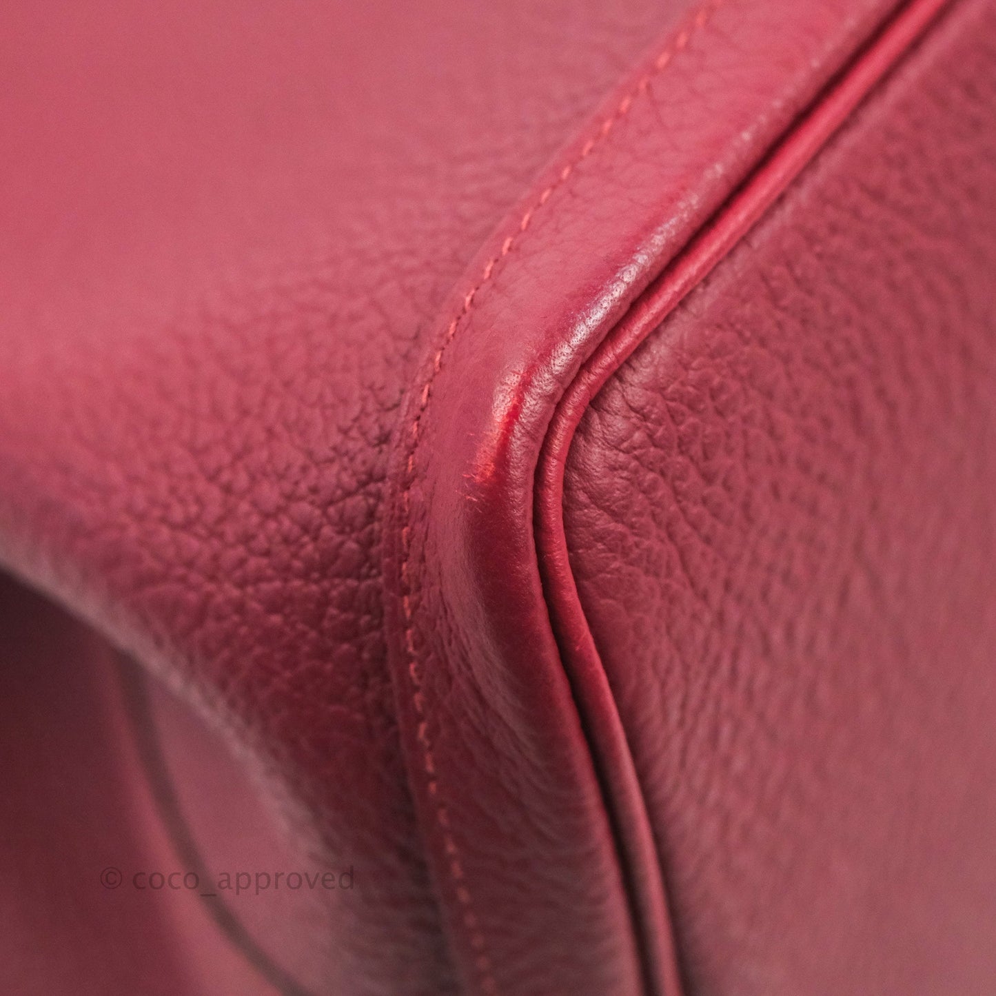 Hermès Garden Party 36 Burgundy Negonda