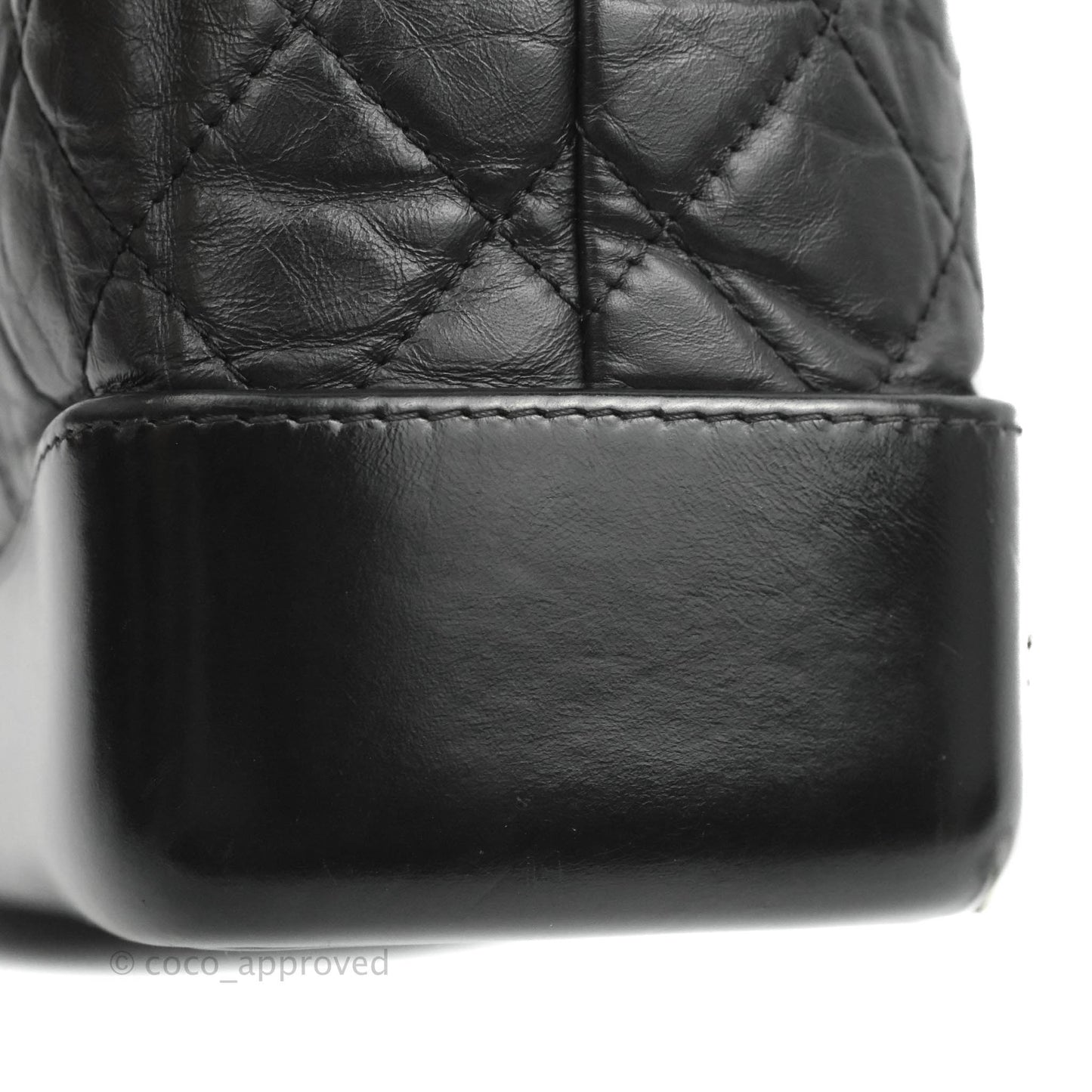 Chanel Small Gabrielle Backpack Black Aged Calfskin