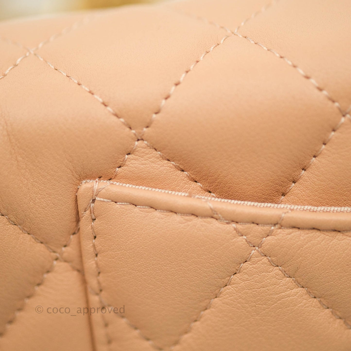 Chanel Clutch with Chain Beige Calfskin Aged Gold Hardware 21B
