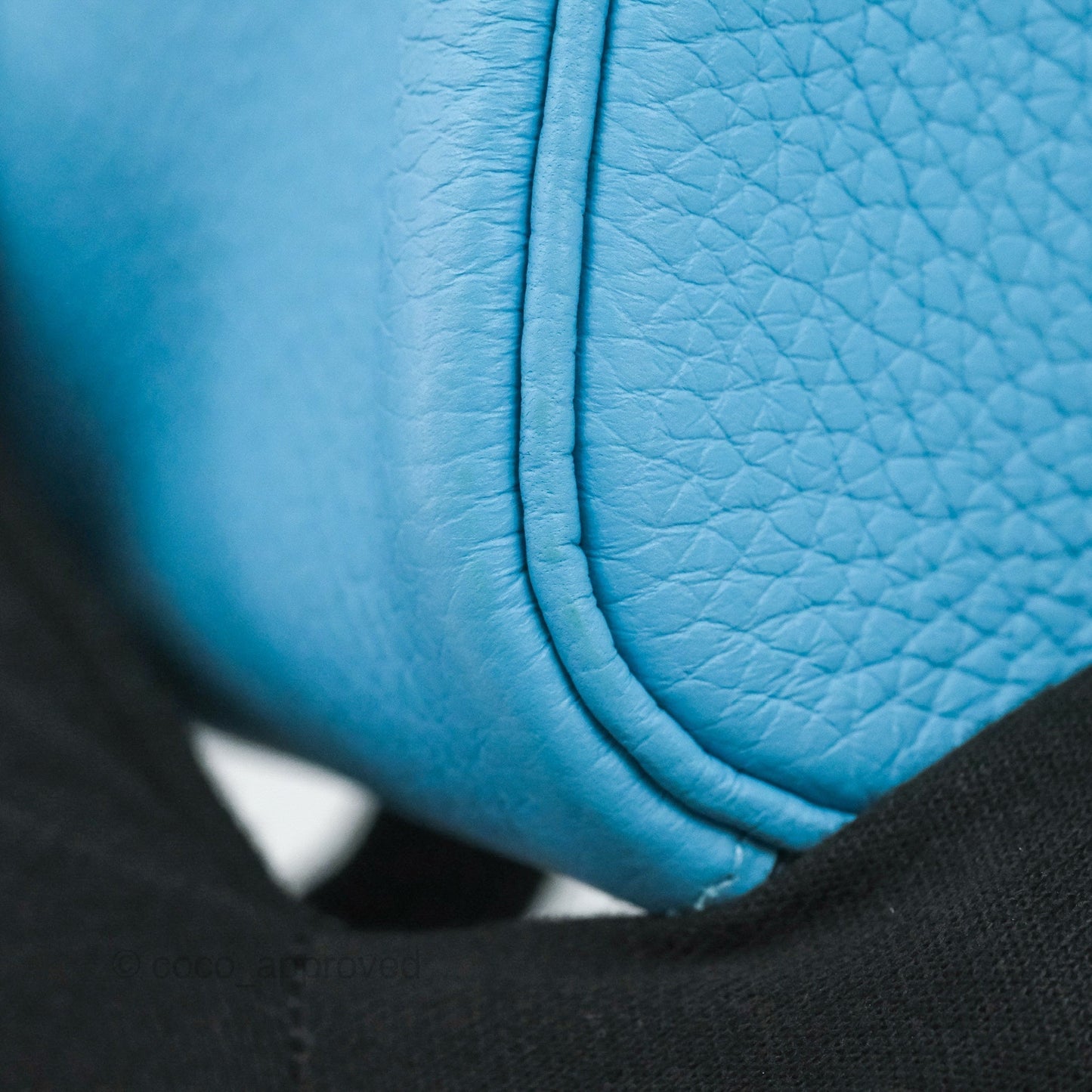 Hermès Mini Lindy 20 Bleu De Nord Clemence Palladium Hardware