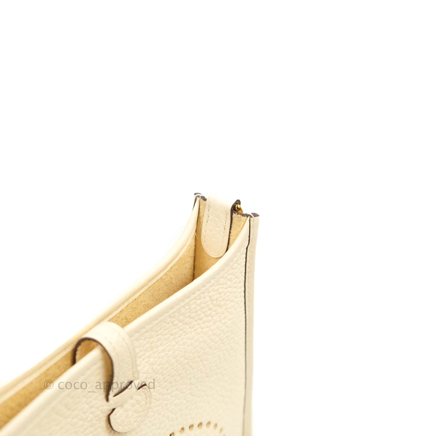 Hermès Mini Evelyne 16 Nata Clemence Black/Vert Bosphore Sangle Flipperball Gold Hardware