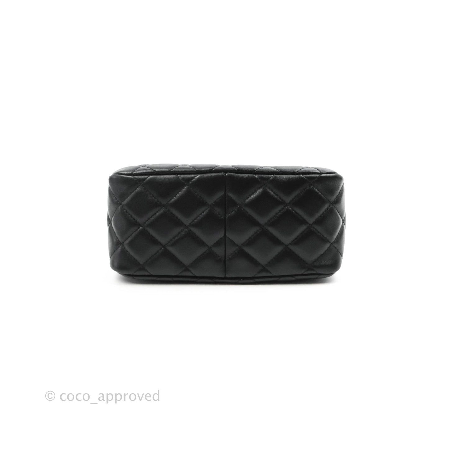 Chanel Black Pearl Crush Hobo Bag Lambskin Aged Gold Hardware