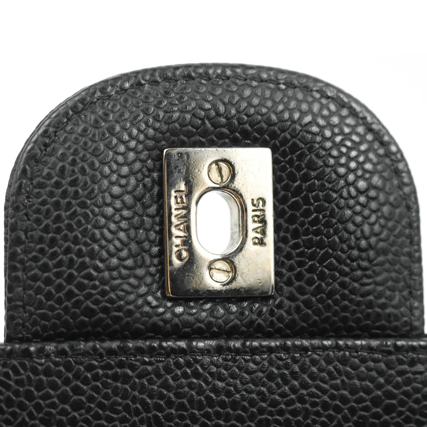 Chanel Jumbo Double Flap Black Caviar Silver Hardware⁣⁣