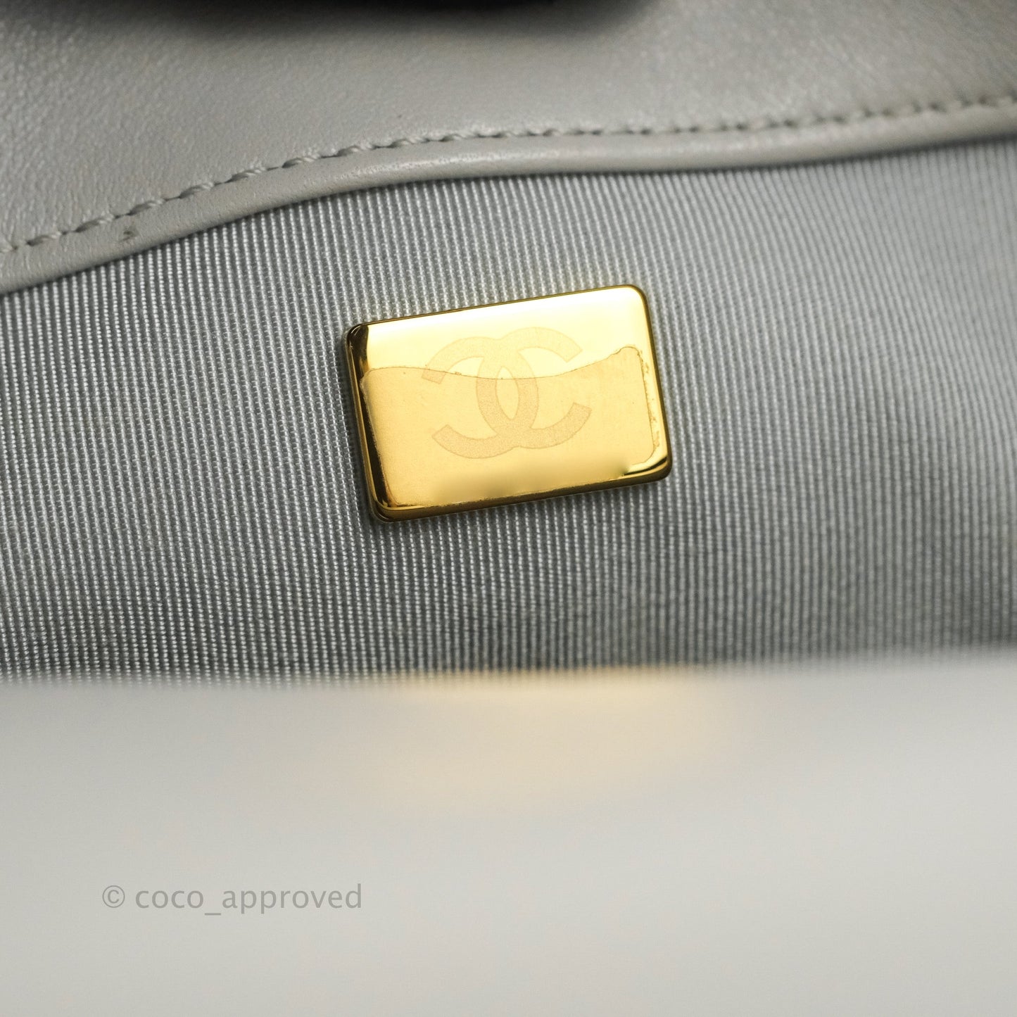 Chanel 19 Medium Grey Mixed Hardware