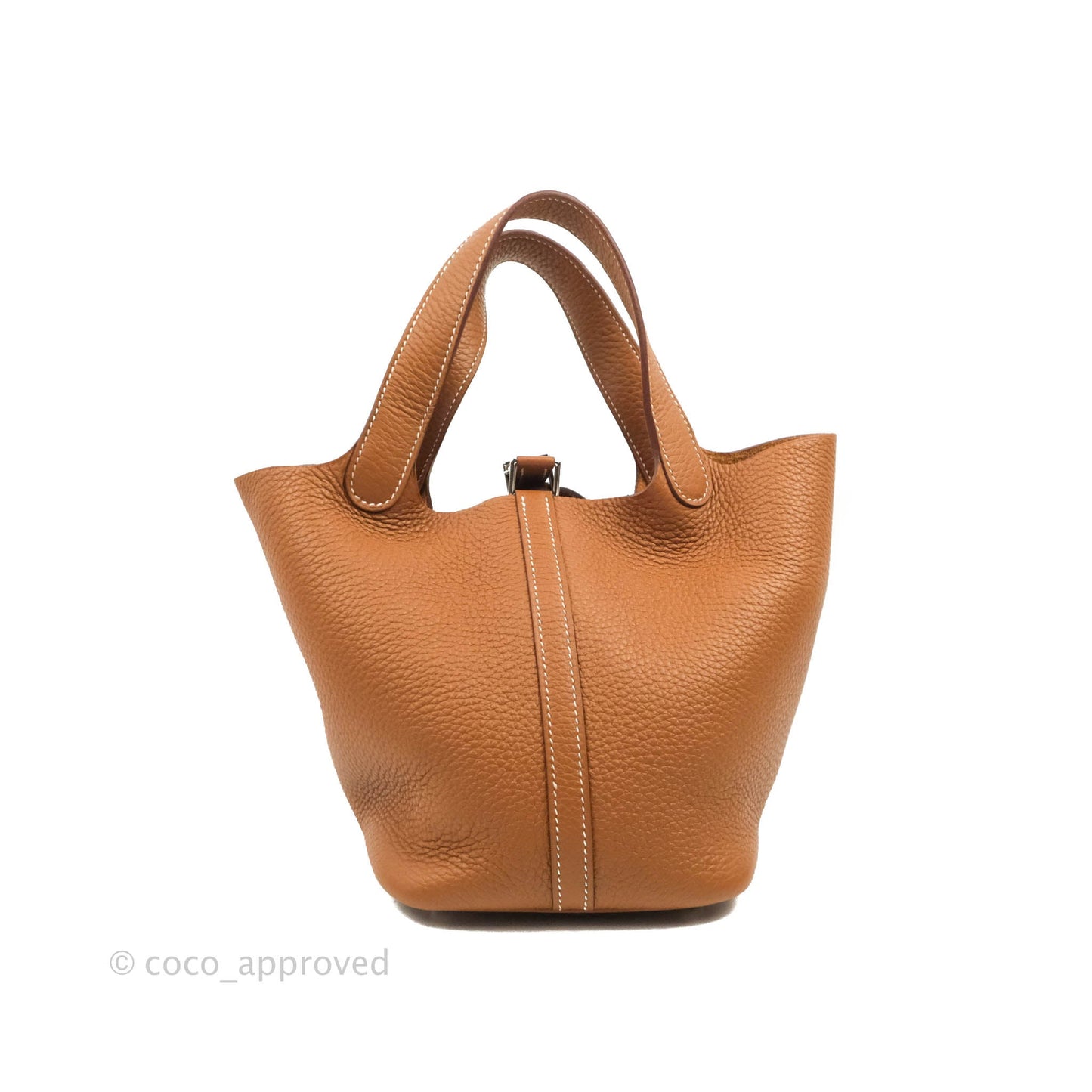 Hermès Picotin Lock 18 PM Gold Clemence Palladium Hardware