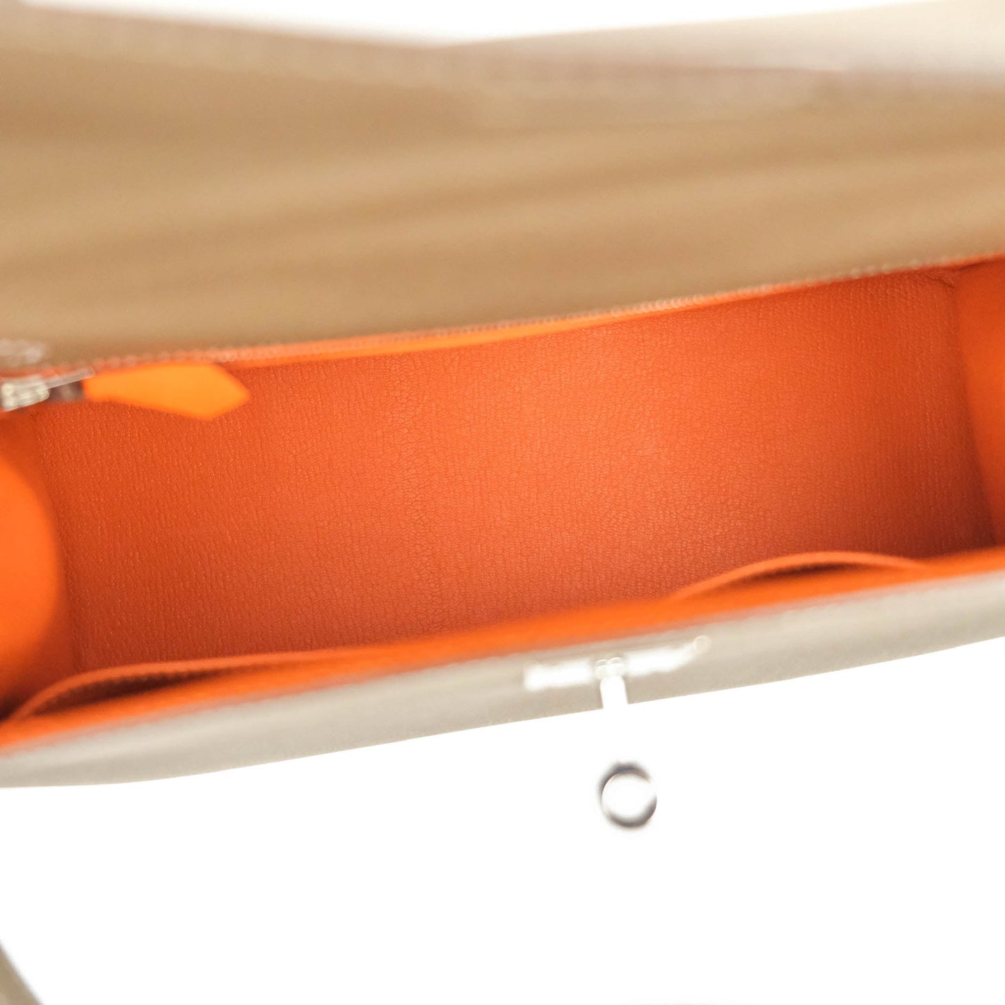 Hermès Kelly 32 Sellier Etoupe Epsom Palladium Hardware HSS