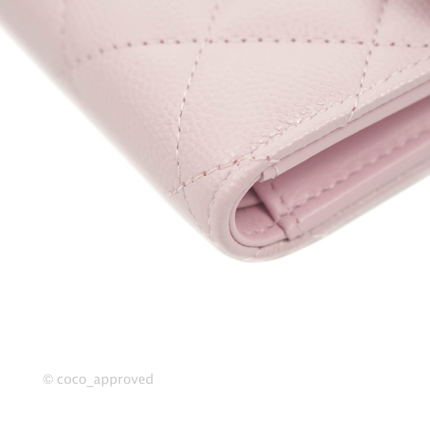 Chanel Classic Flap Wallet Pink Caviar Gold Hardware 21S