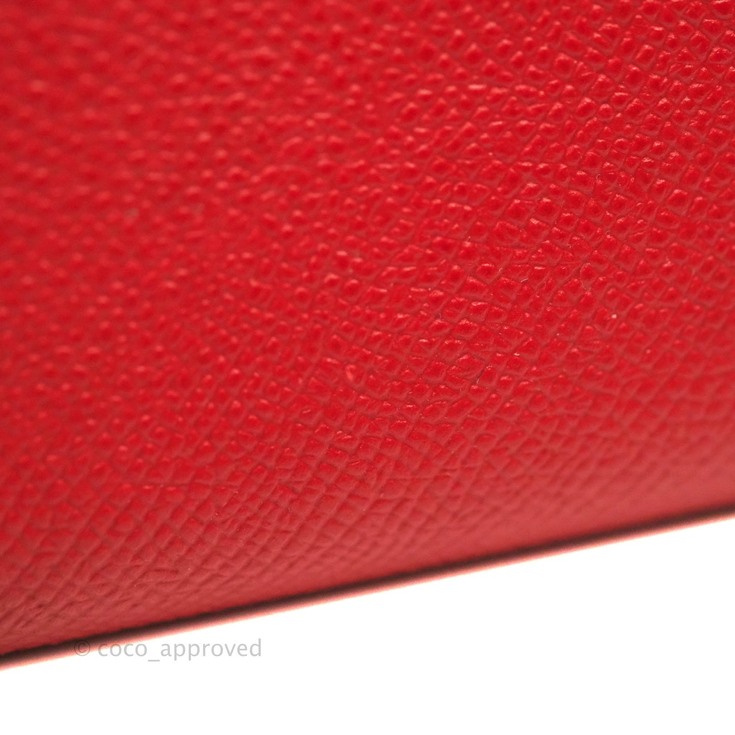 Hermès Kelly Wallet Red Epsom Gold Hardware