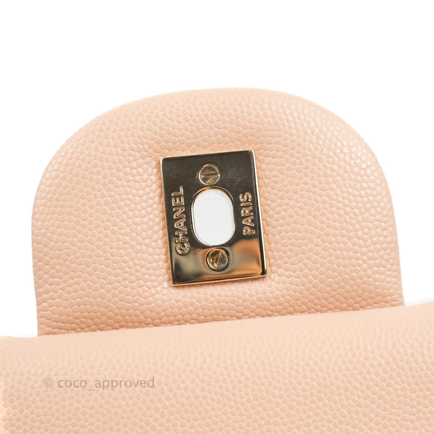 Chanel Jumbo Double Flap Rose Clair Pink Caviar Gold Hardware⁣⁣
