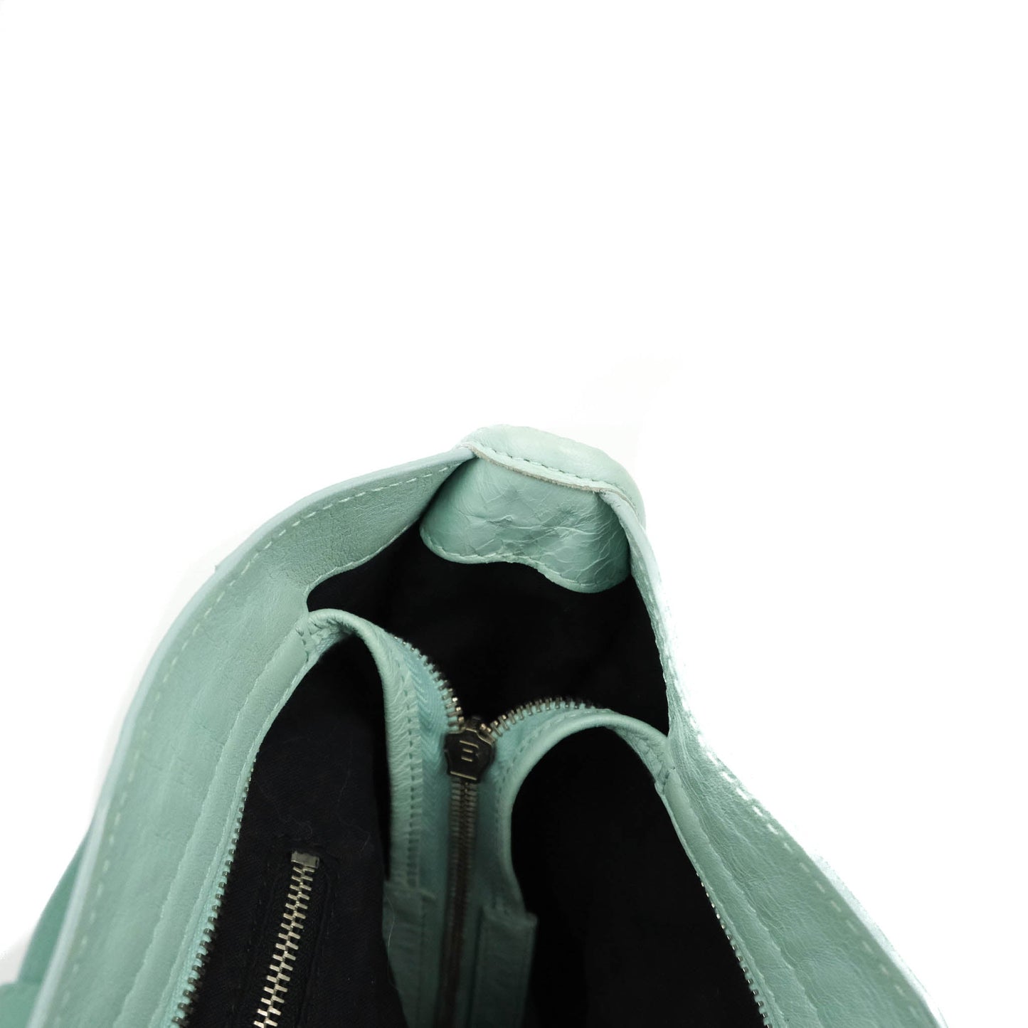 Balenciaga Classic City Bag Tiffany Blue Calfskin Silver Hardware